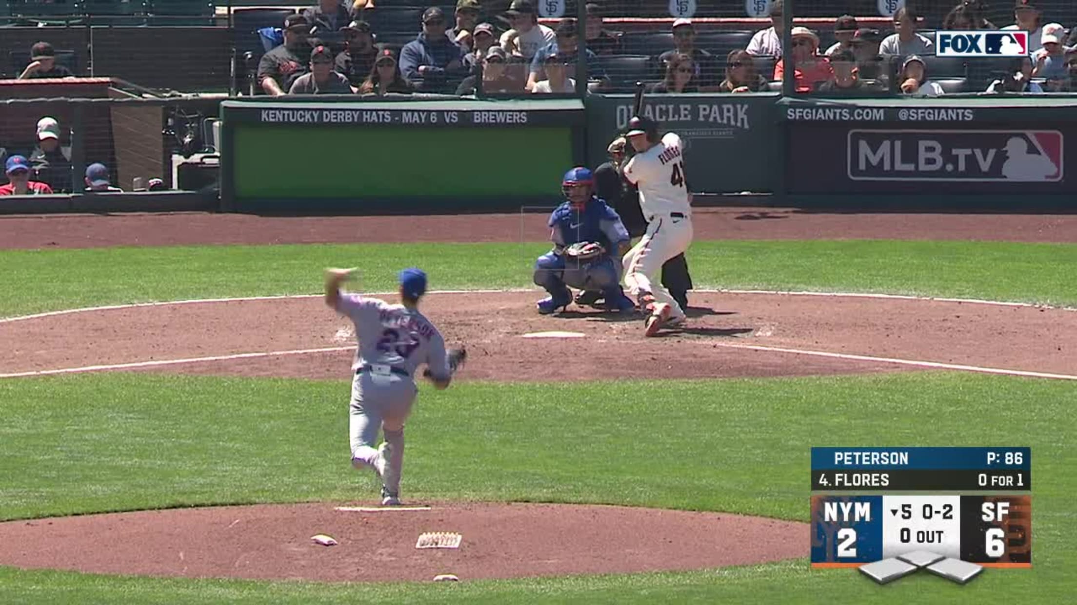 Wilmer Flores' solo homer (3), 04/22/2023