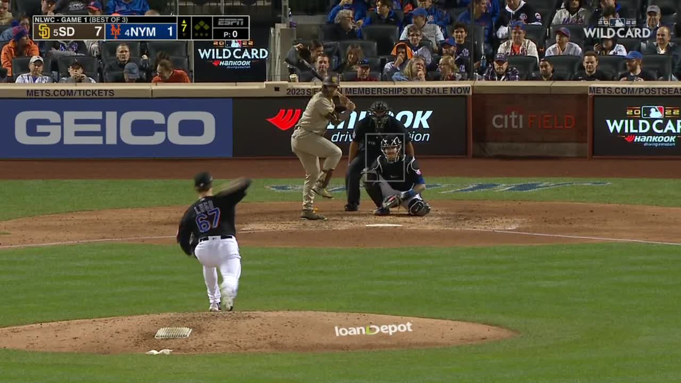 MLB on X: Citi Field is FIRED up after this Starling Marte go-ahead home  run. 🔥  / X