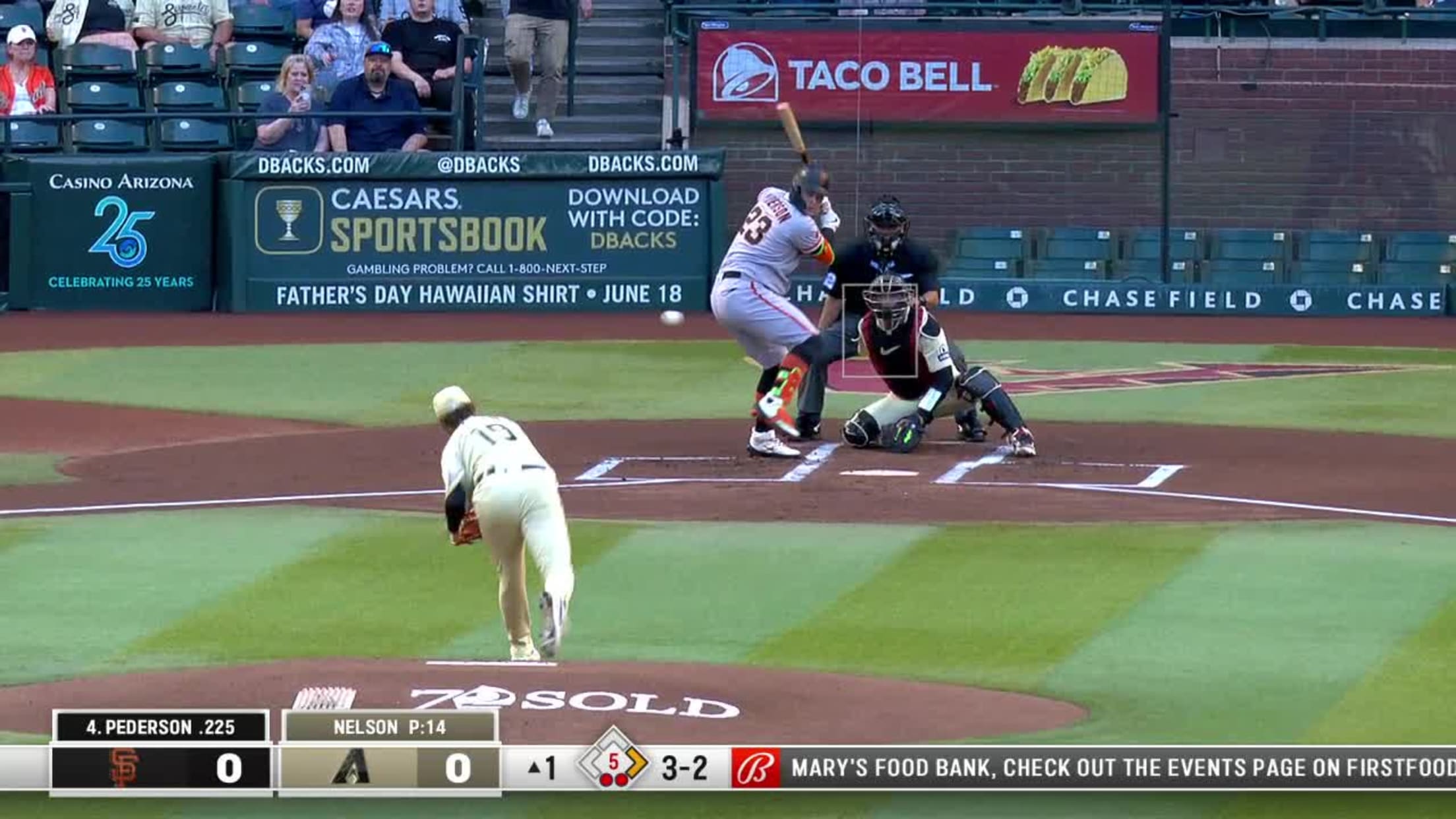 Joc Pederson drills a homer (4), 05/08/2023