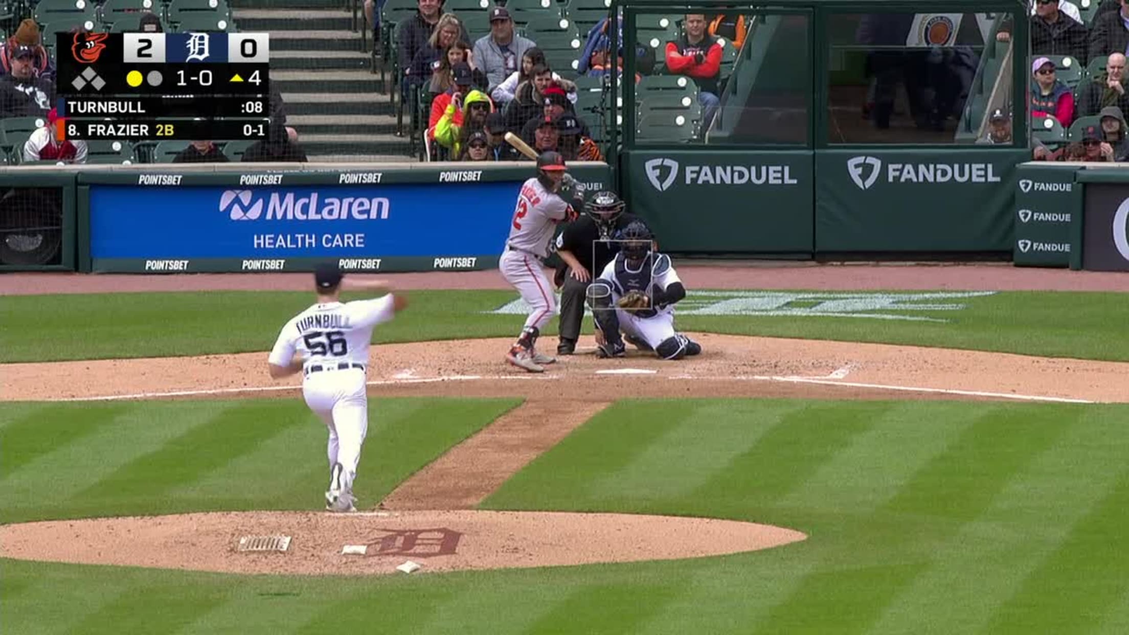 Adam Frazier 13th Home Run of the Season #Orioles #MLB Distance: 395ft Exit  Velocity: 103 MPH Launch Angle: 30° Pitch: 95mph Four-Seam…