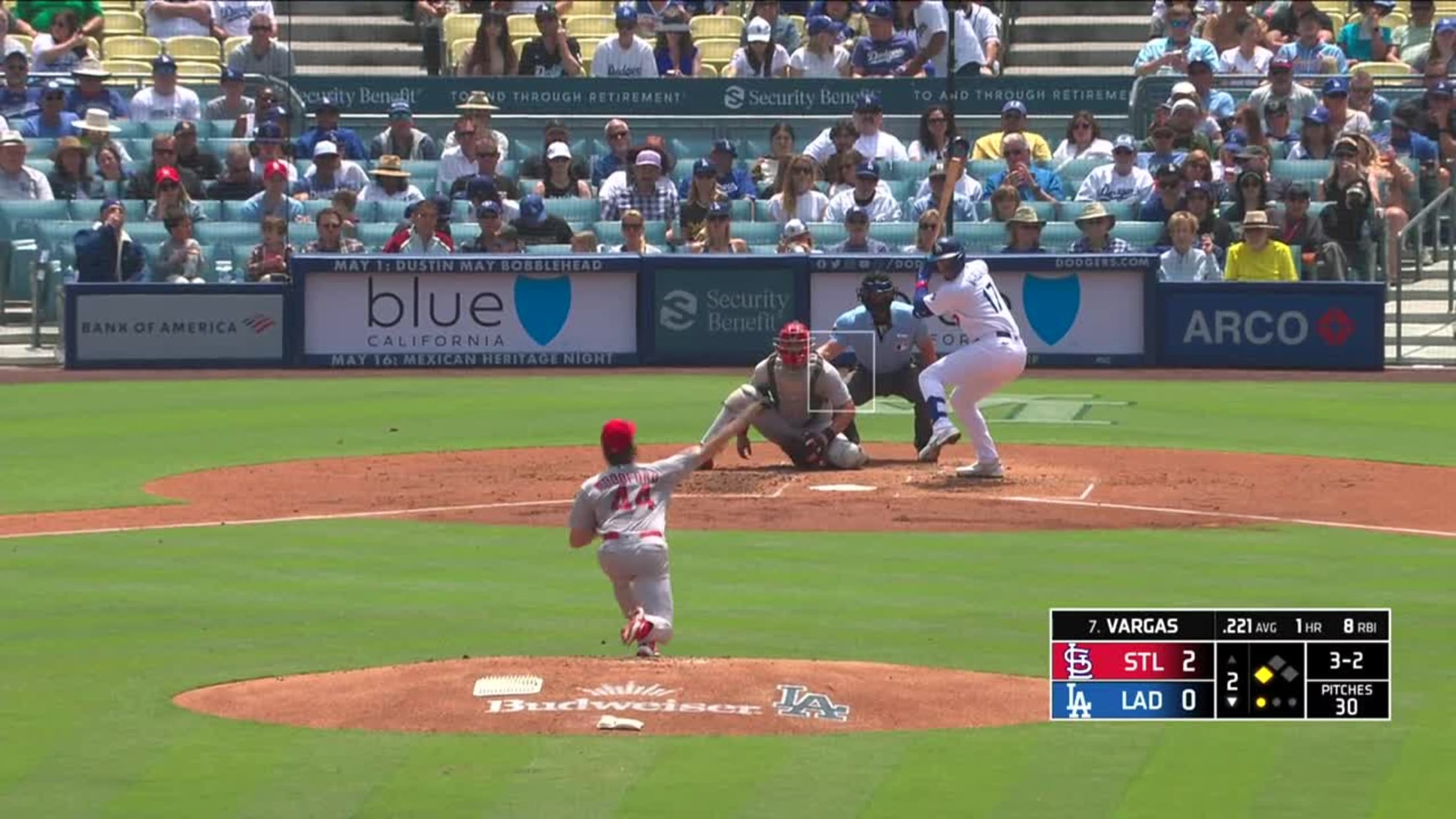 Miguel Vargas' RBI groundout, 04/30/2023