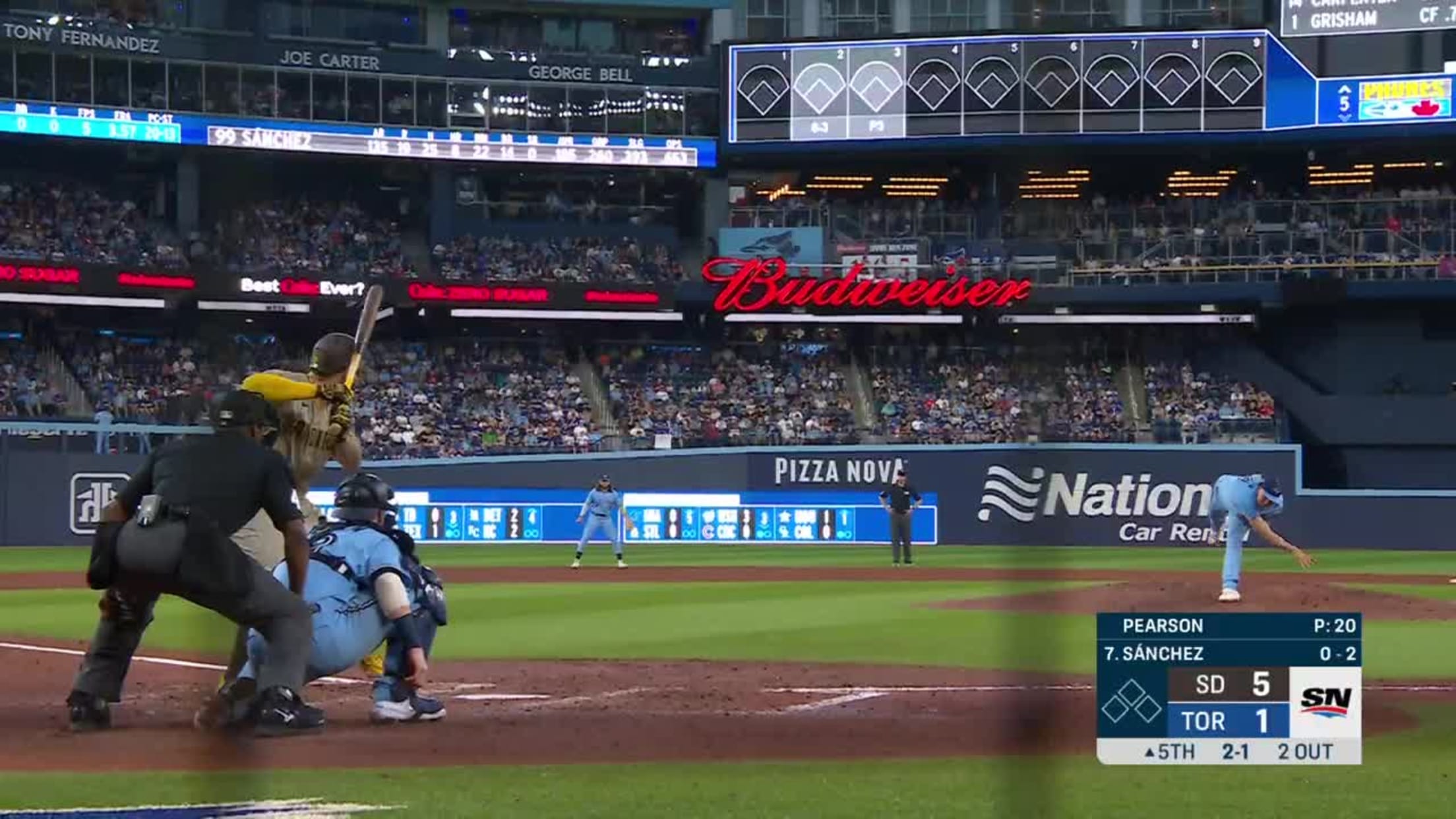 Gary Sánchez's solo homer (13), 08/02/2023