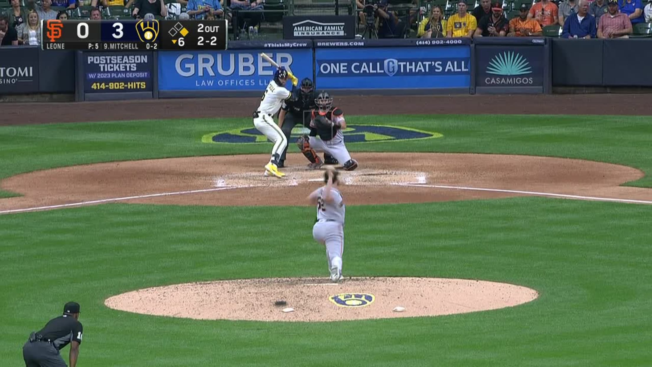 Negret hits RBI double, 08/10/2022