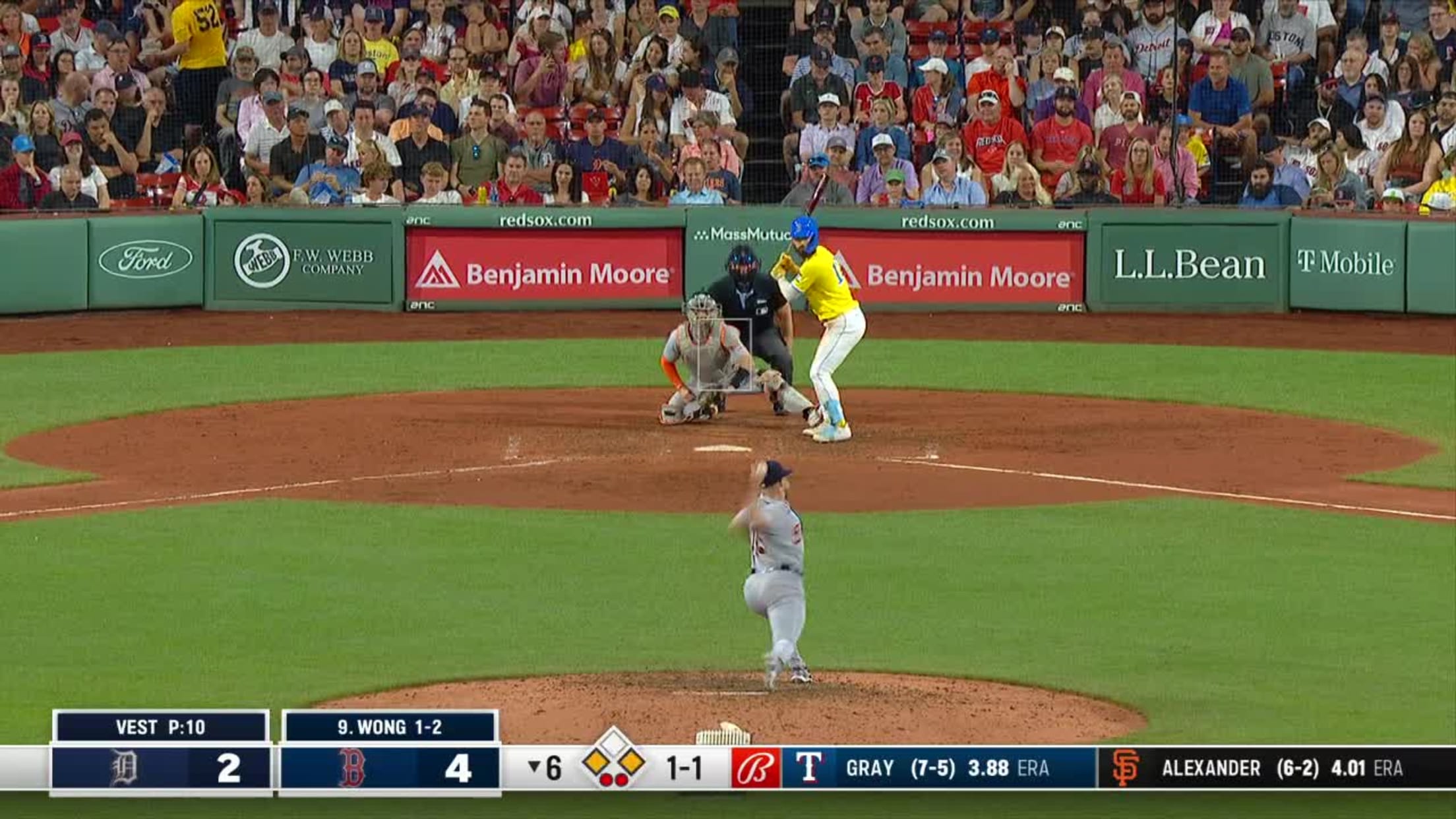 Connor Wong's RBI single, 06/20/2023