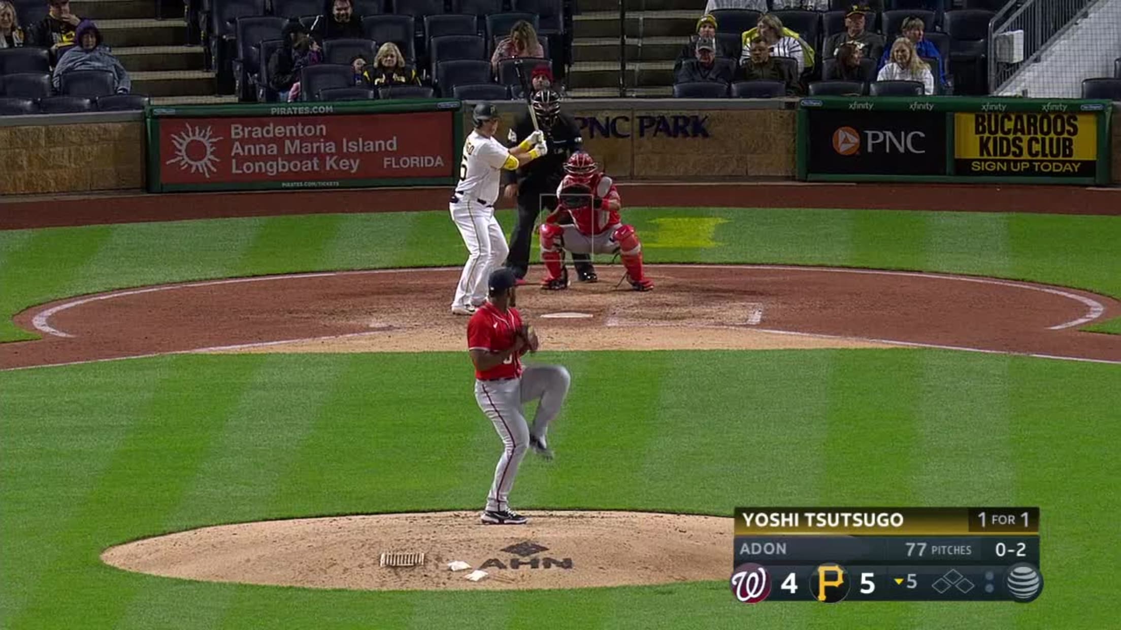 Yoshi Tsutsugo called out on strikes. | 04/14/2022 | MLB.com