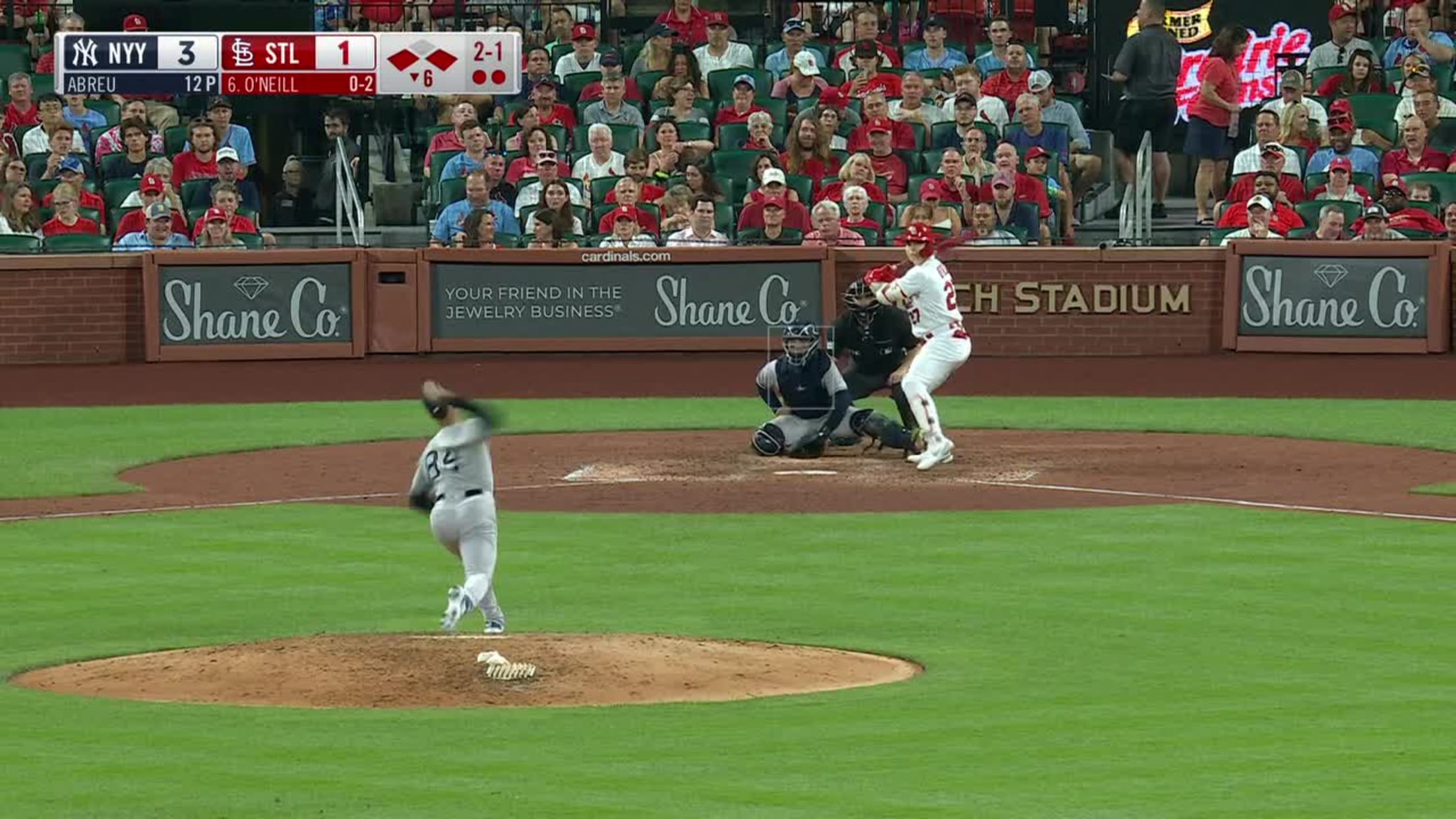 Highlight] Tyler O'Neil crushes A.J. Minter to give the Cardinals a 3-run  lead in the bottom of the eighth. : r/baseball