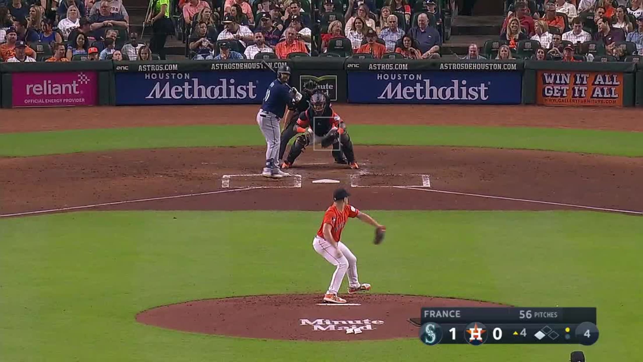 Jose Altuve's throw home, 08/18/2023