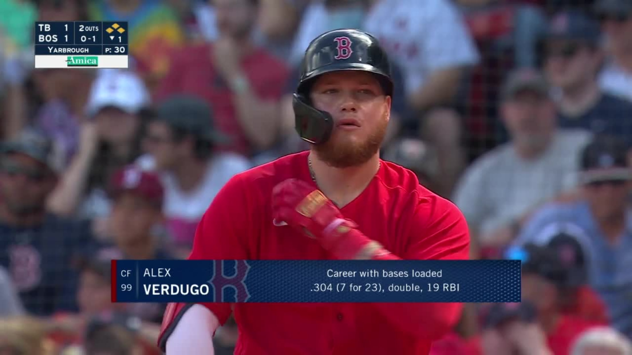 Alex Verdugo's RBI double, 09/22/2021