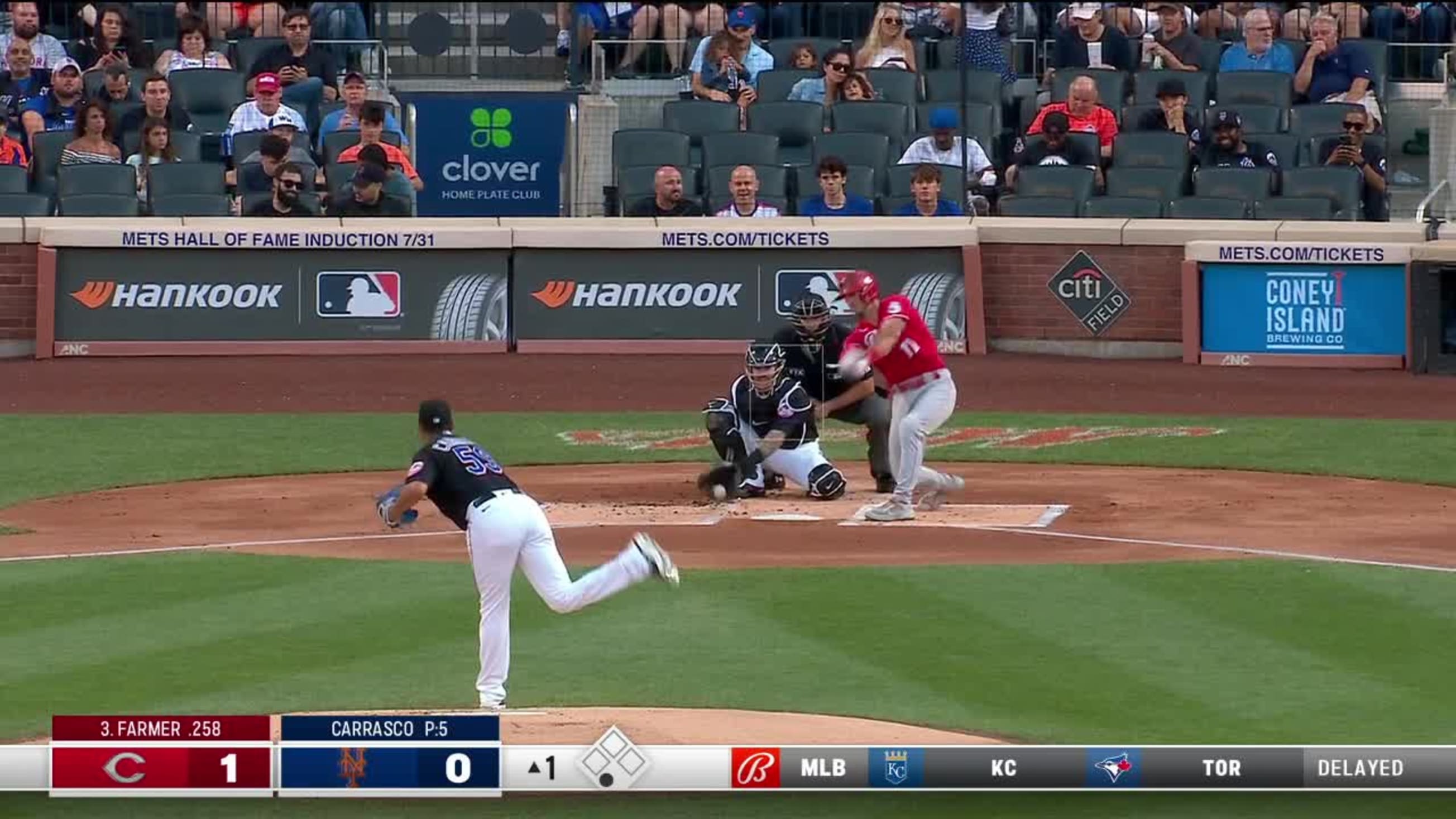 Carlos Carrasco Swinging Strike to Kyle Farmer | 07/30/2021 | MLB.com