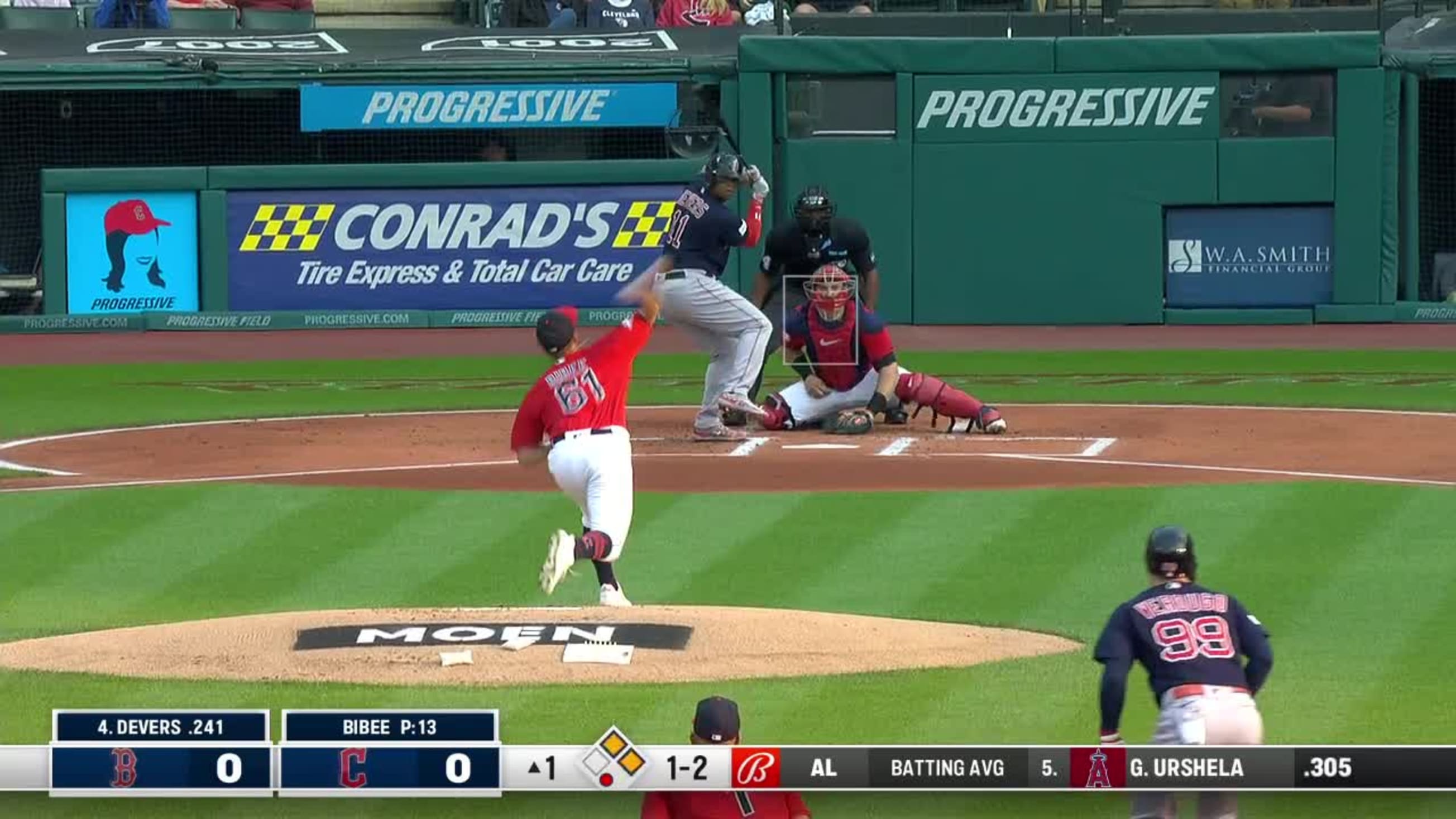 Rafael Devers' RBI single, 04/17/2023