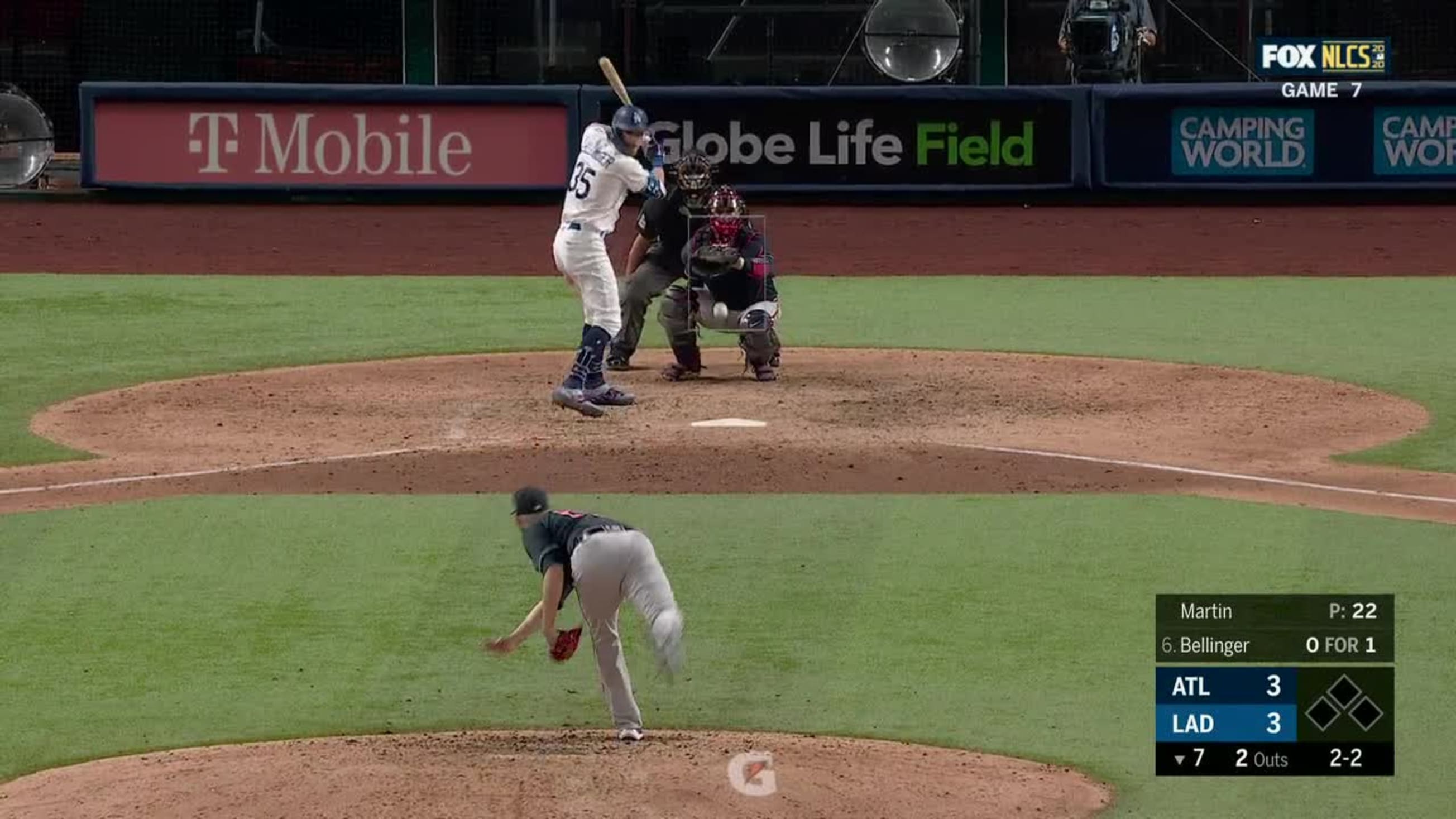 Spanish call of Bellinger's homer, 10/20/2020