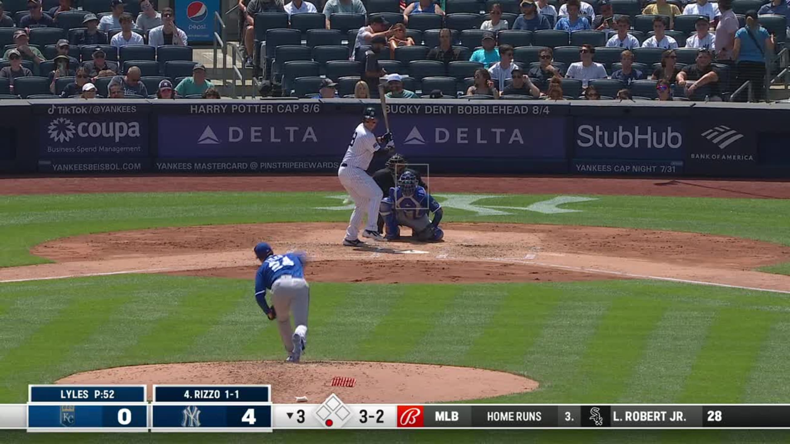 Anthony Rizzo's solo homer (12), 07/23/2023