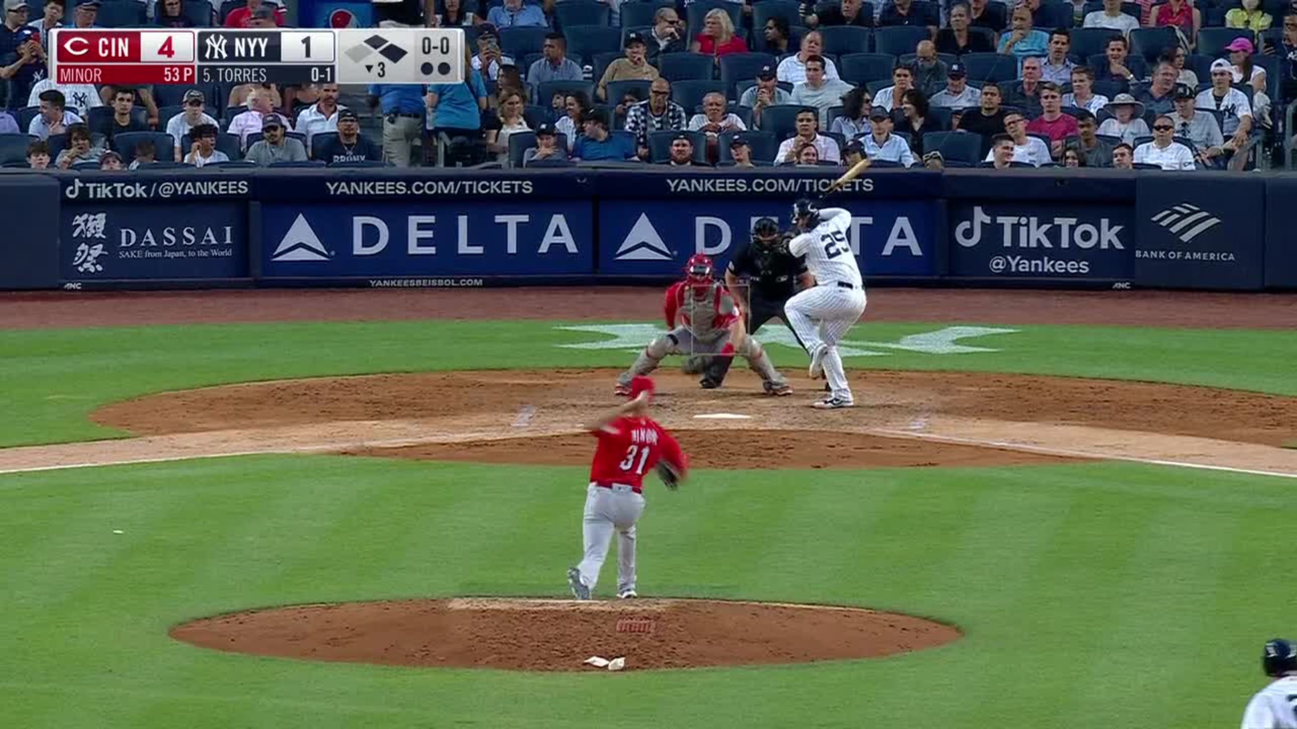 Gleyber Torres drives in a run, 07/13/2022