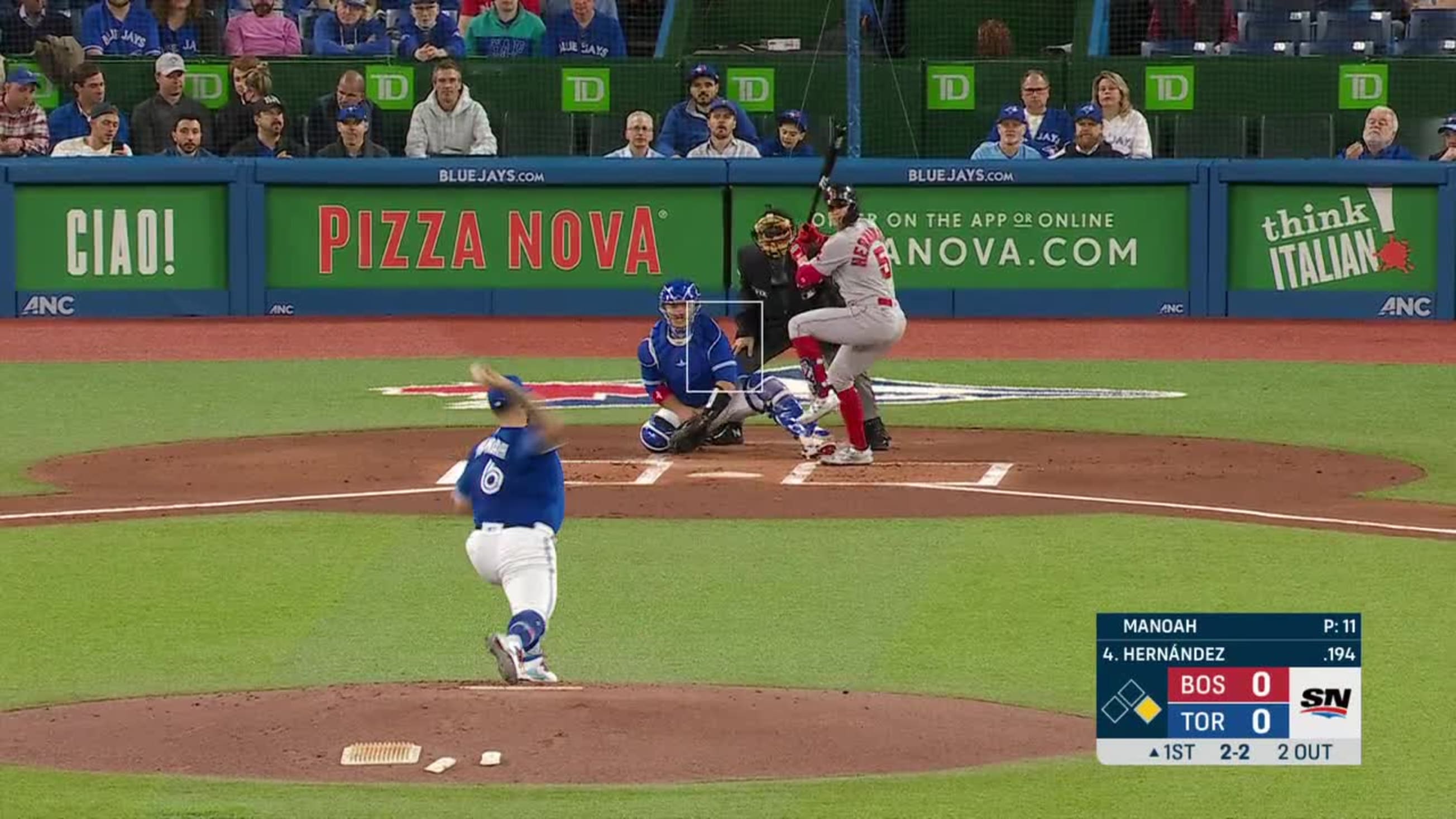 Alek Manoah Foul to Enrique Hernandez