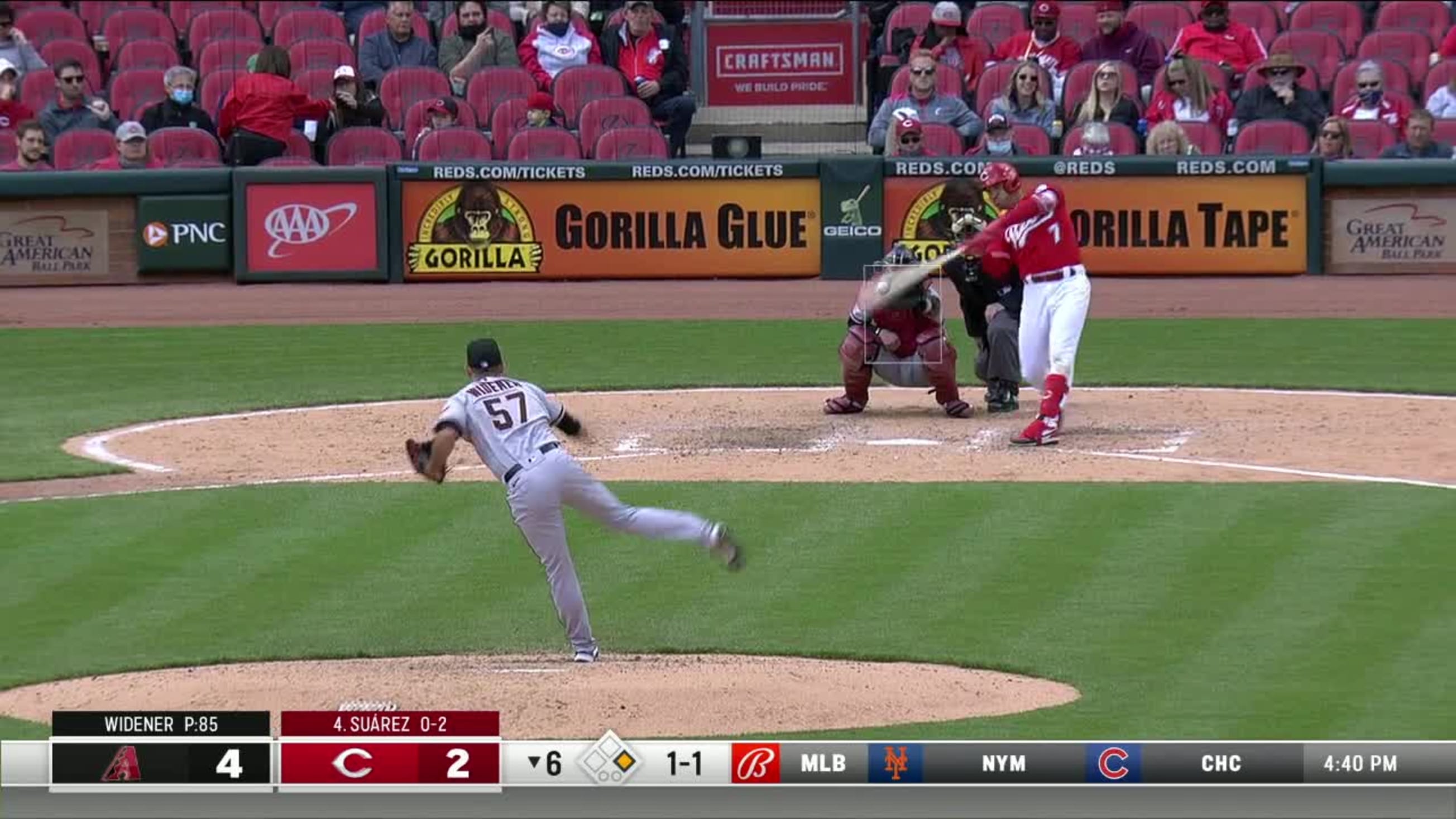 VIDEO: Reds' Eugenio Suarez Grabs Mic After Hitting HR and Gives Shoutout  to TV Announcer