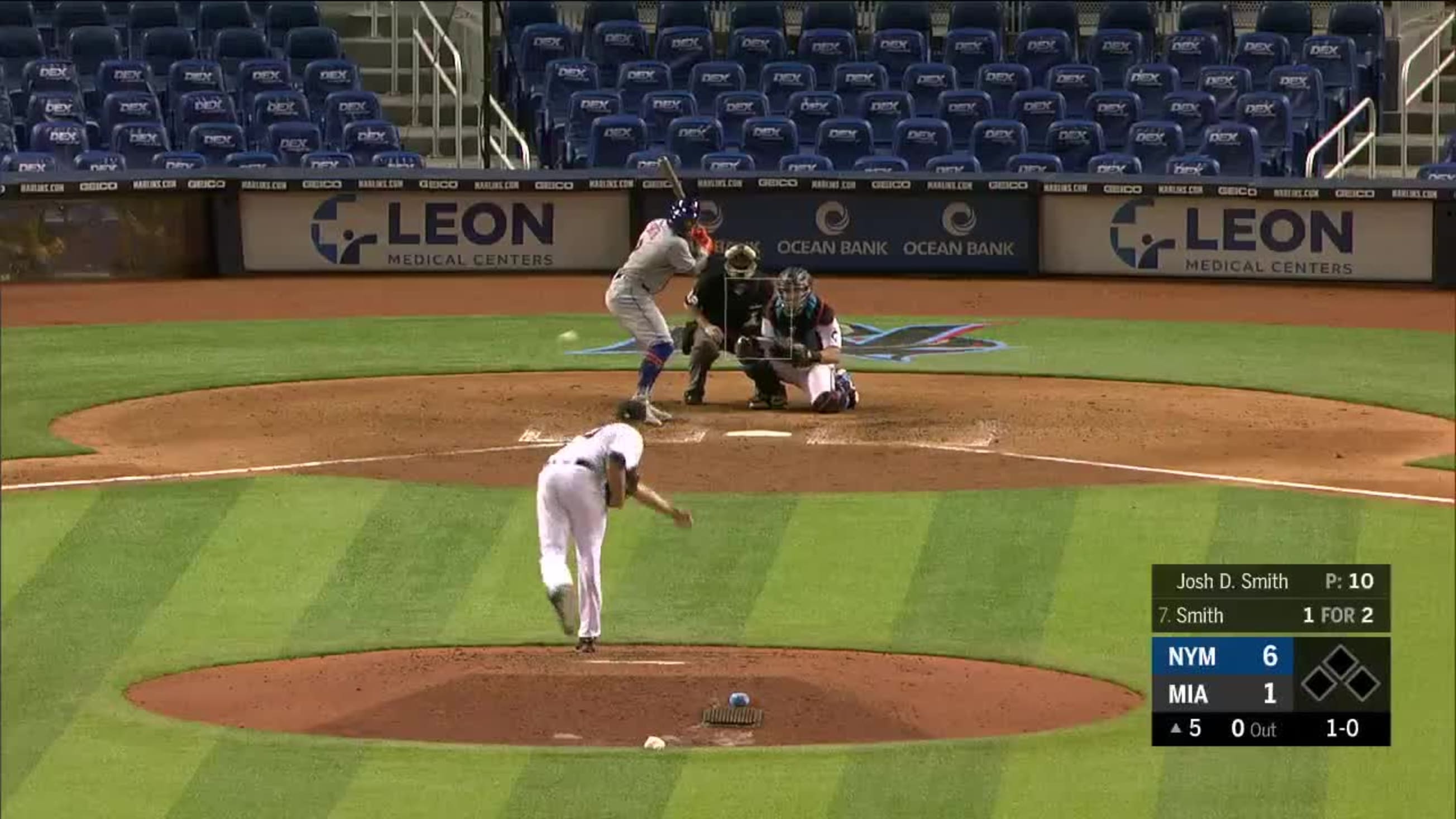Josh D. Smith Ball to Dominic Smith | 08/17/2020 | St. Louis Cardinals