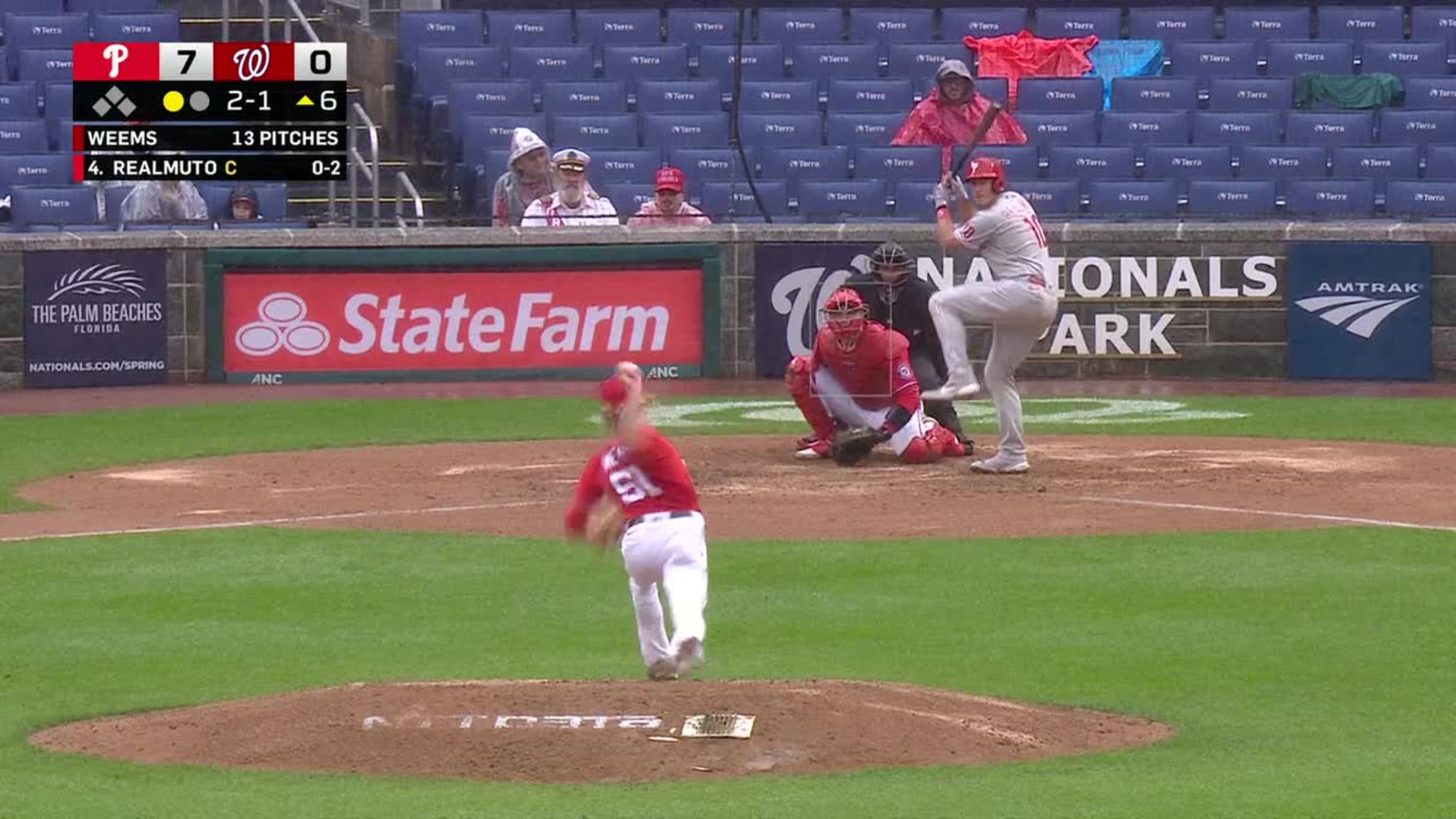 J.T. Realmuto homers in spring training debut