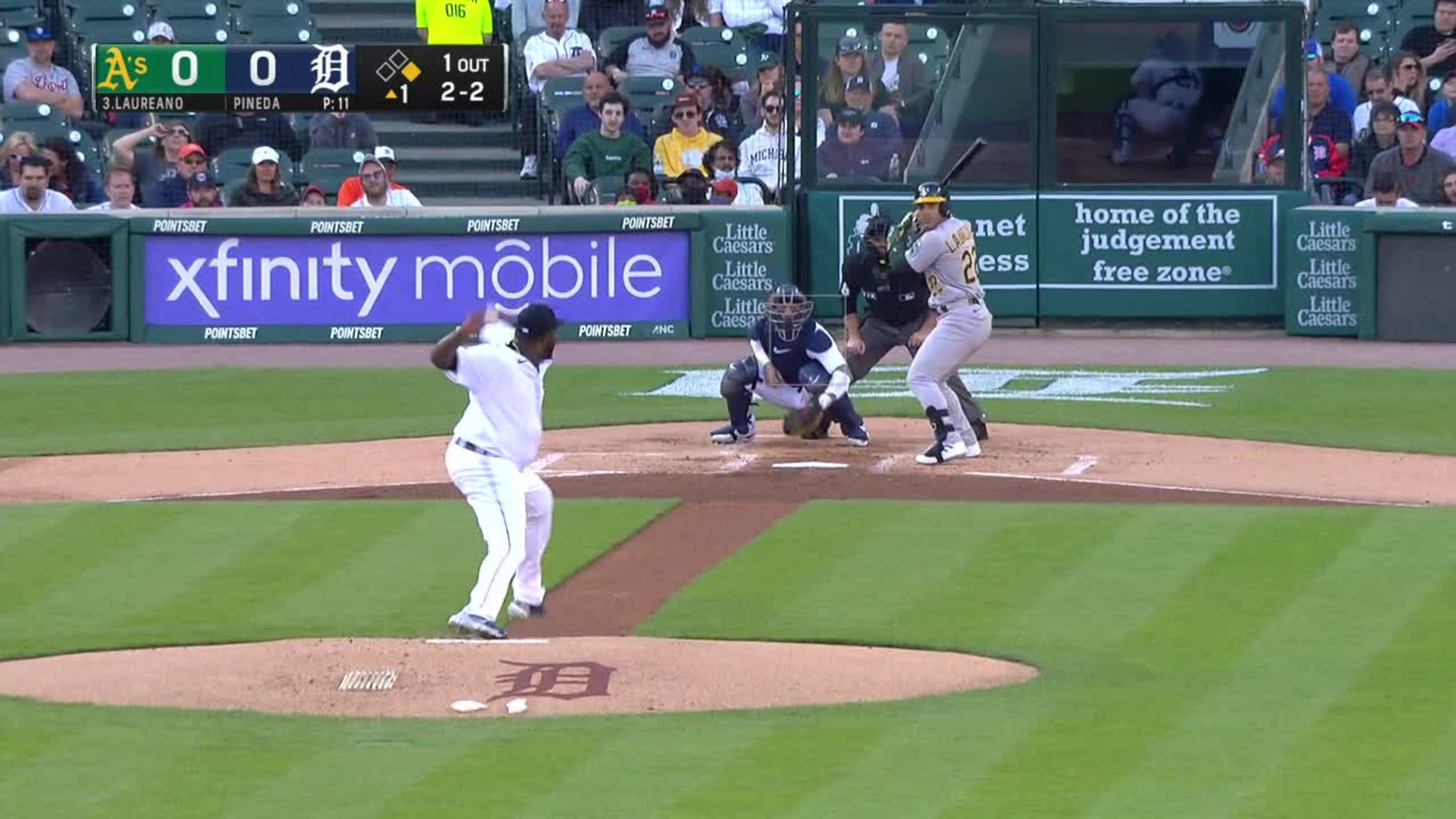 Ramon Laureano lines out sharply to right fielder Austin Meadows. |  05/09/2022 | MLB.com