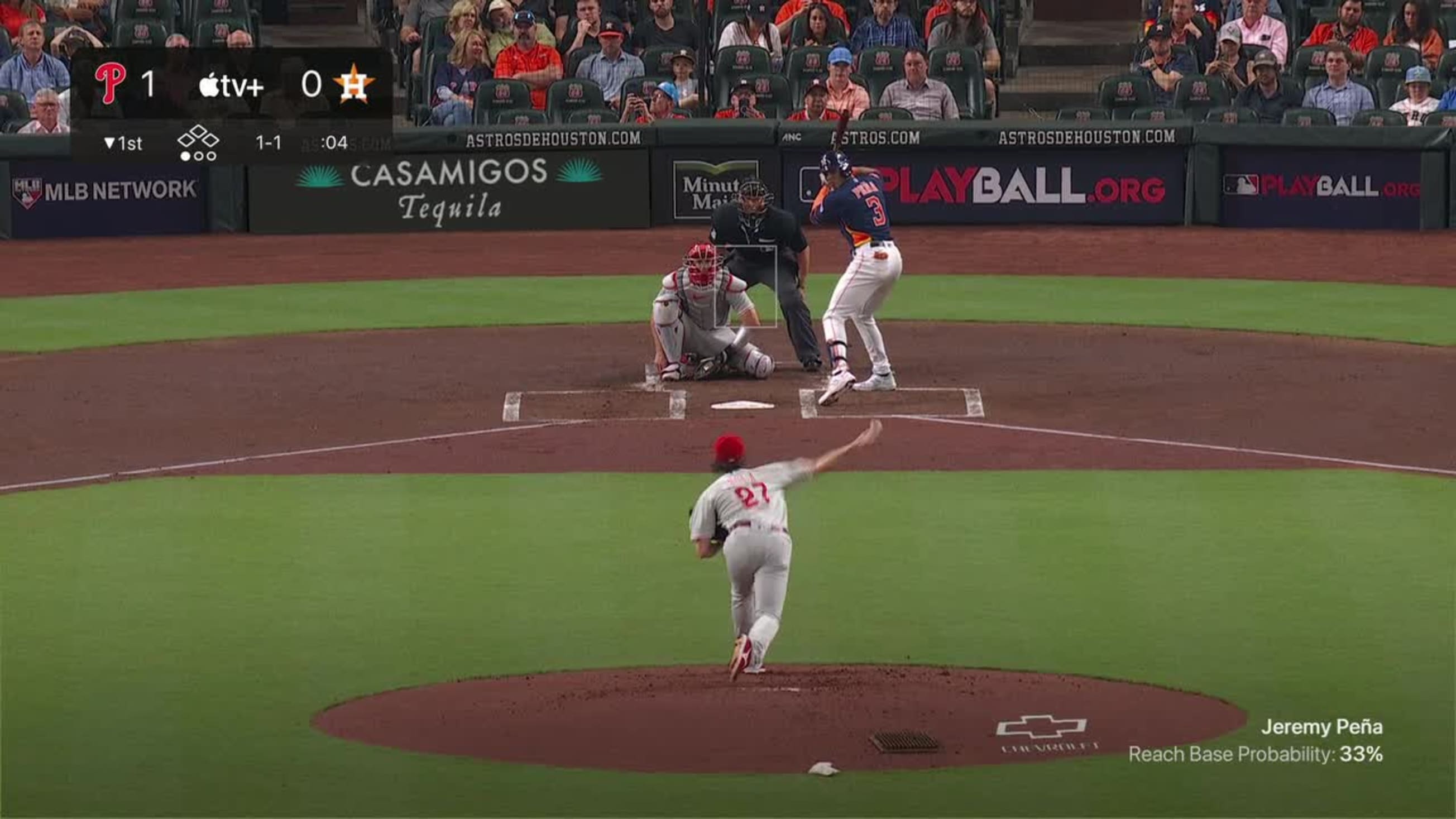 Jeremy Peña's solo homer, 11/03/2022