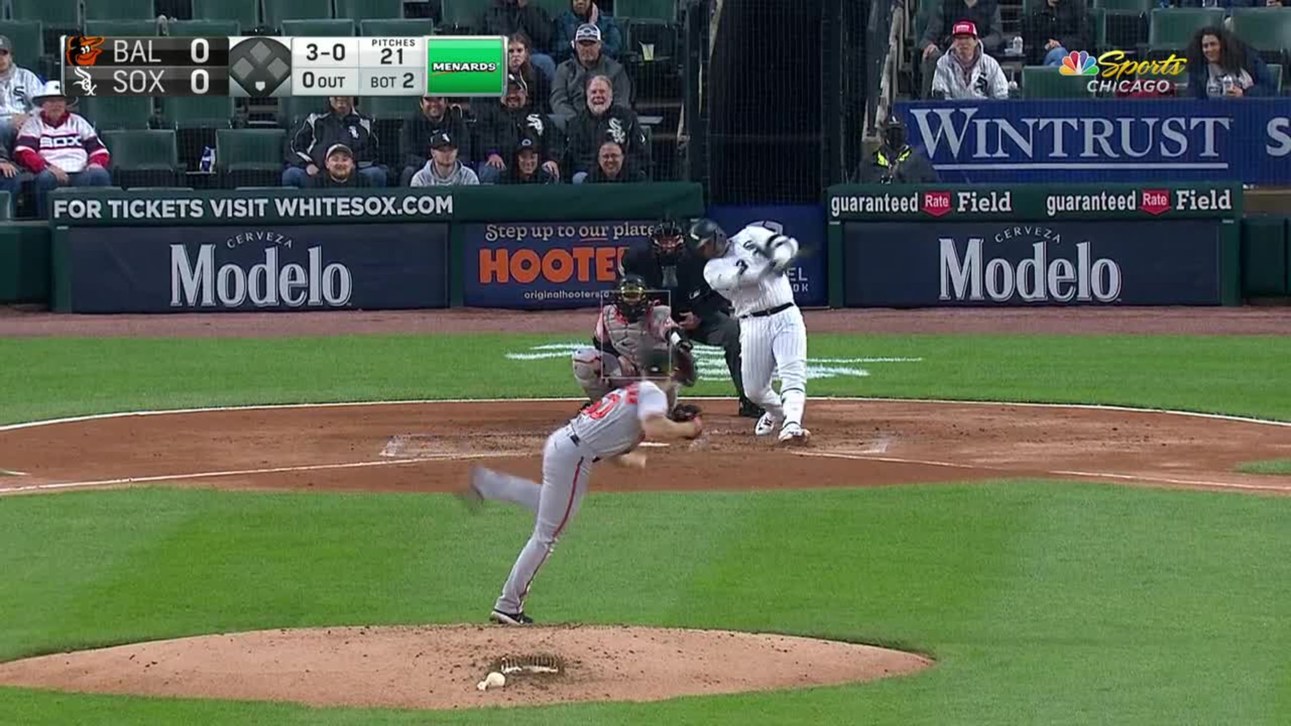 Yermín Mercedes 485-foot home run for White Sox