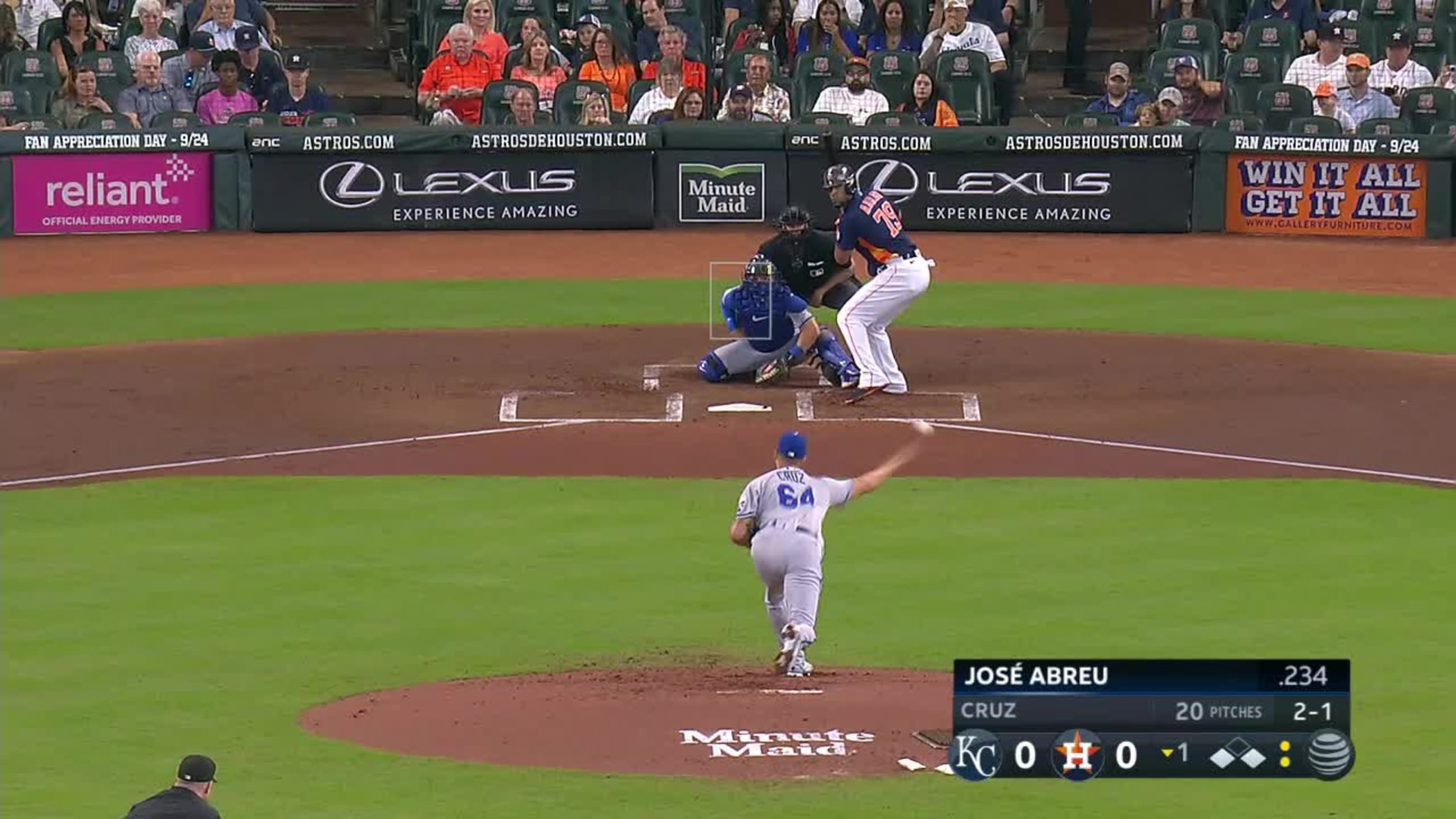 Carlos Pérez's RBI double, 08/13/2023