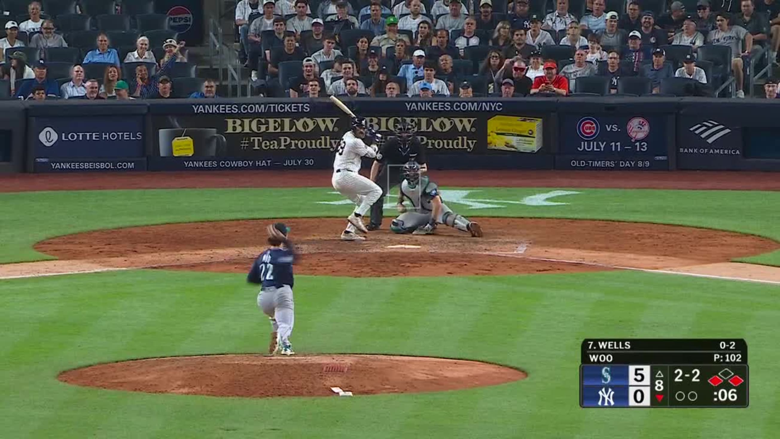 Austin Wells' sacrifice fly | 07/10/2025 | New York Yankees