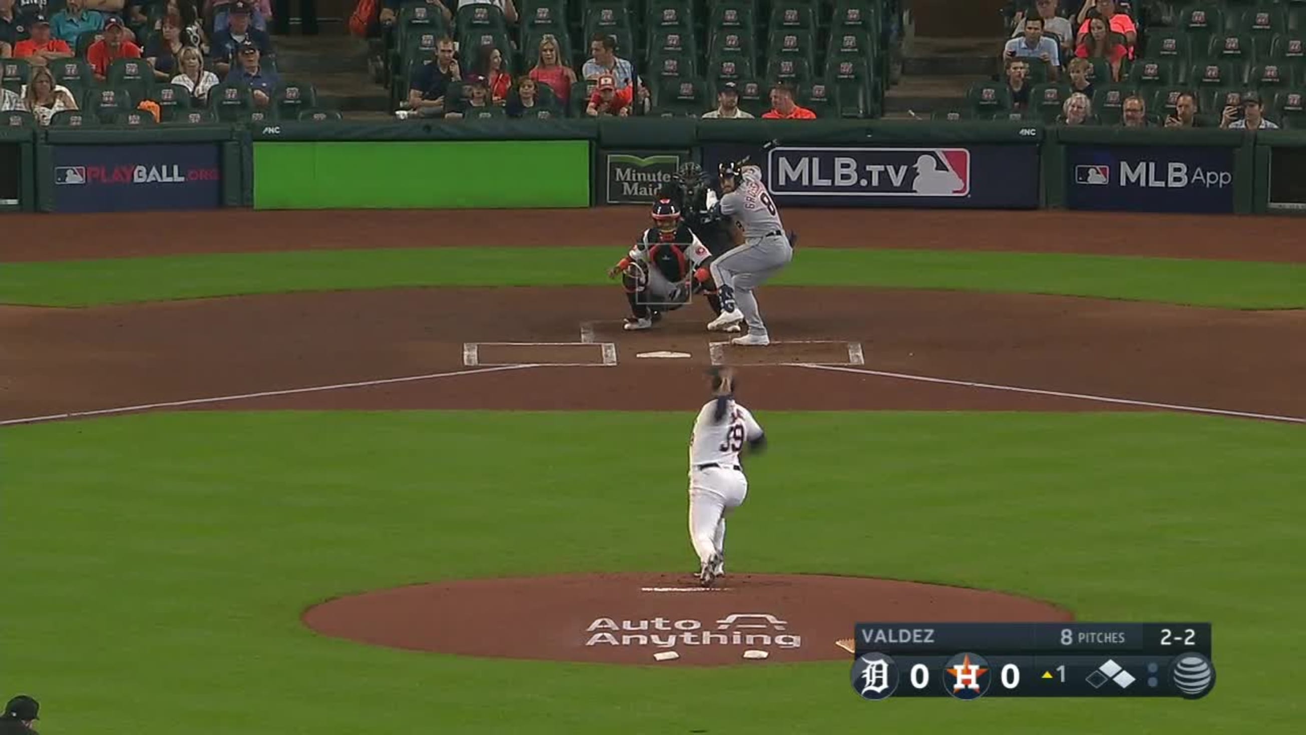 Robbie Grossman grounds into a double play, shortstop Jeremy Pena