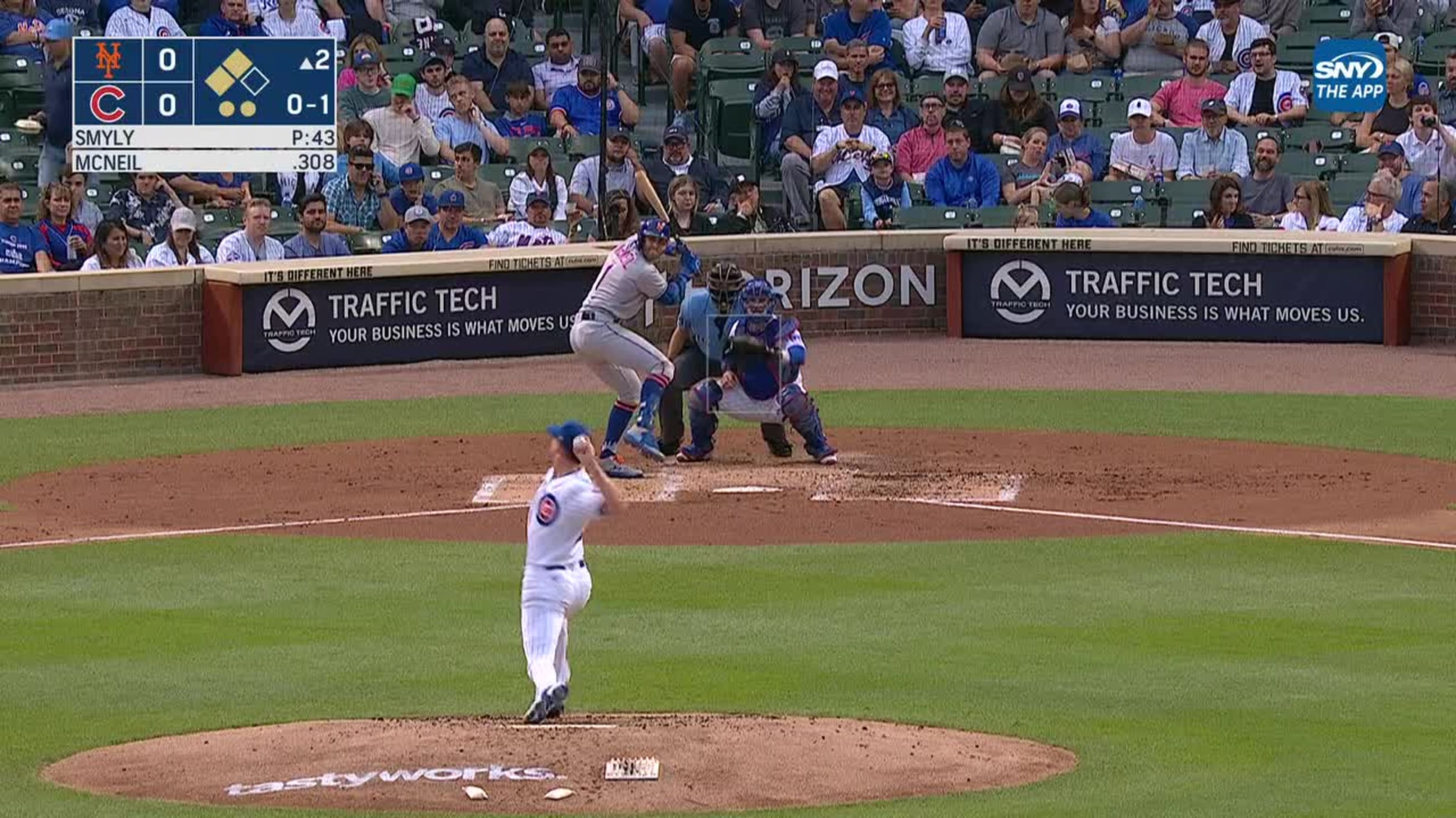 Jeff McNeil gets hit by a pitch, 07/19/2022