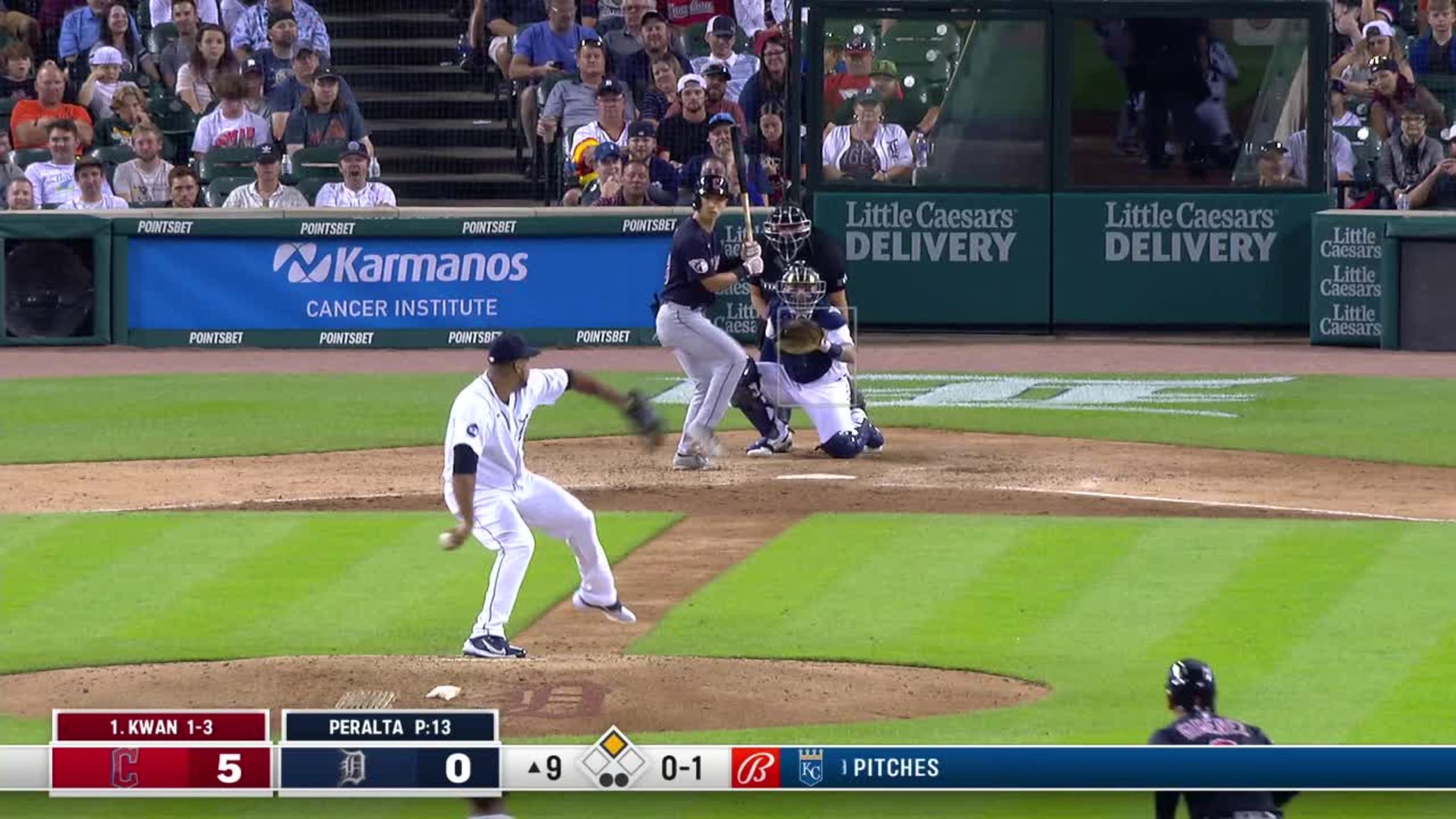 Wily Peralta Ball to Steven Kwan | 08/09/2022 | MLB.com
