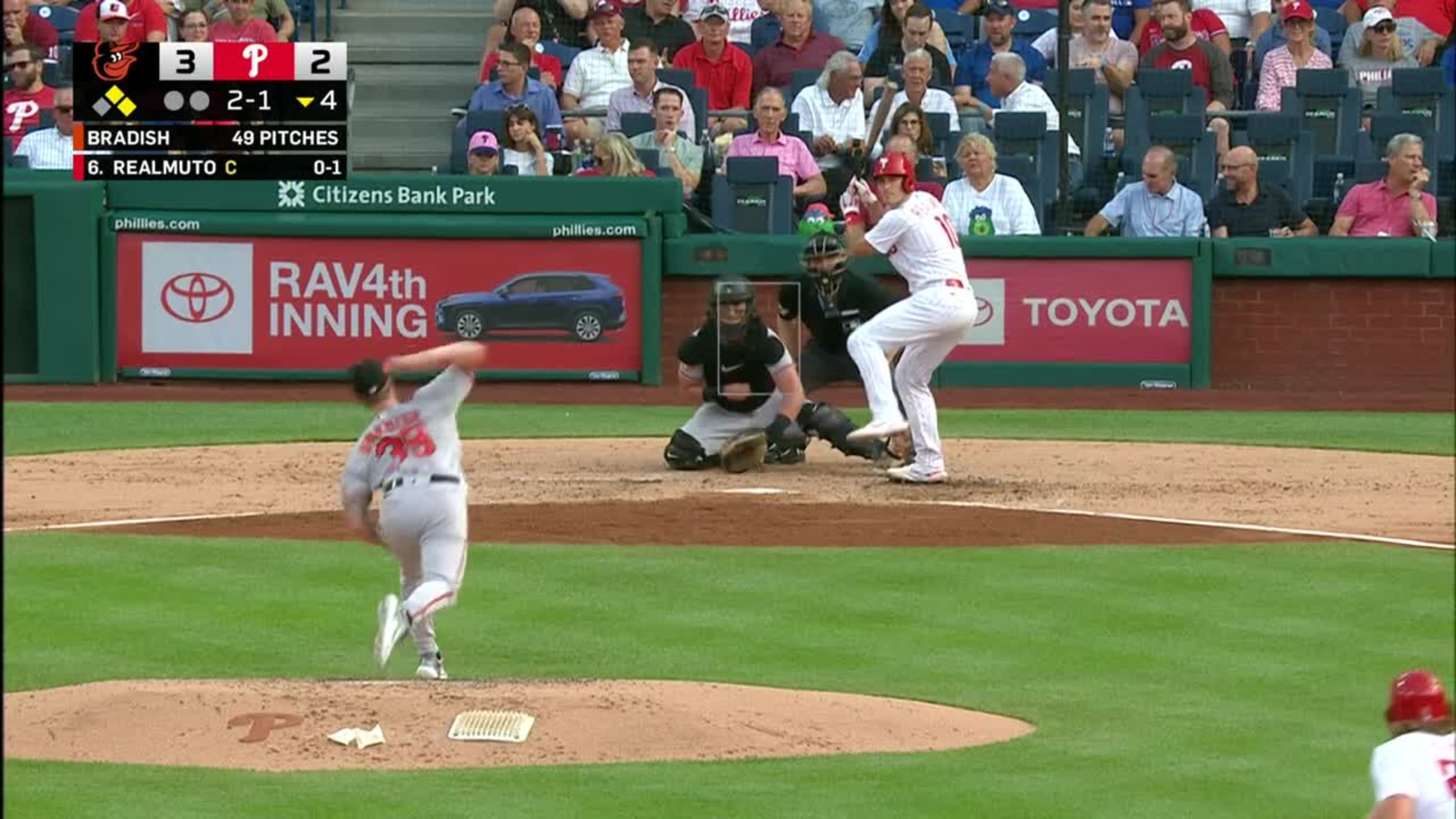 J.T. Realmuto's juggling catch, 02/28/2023