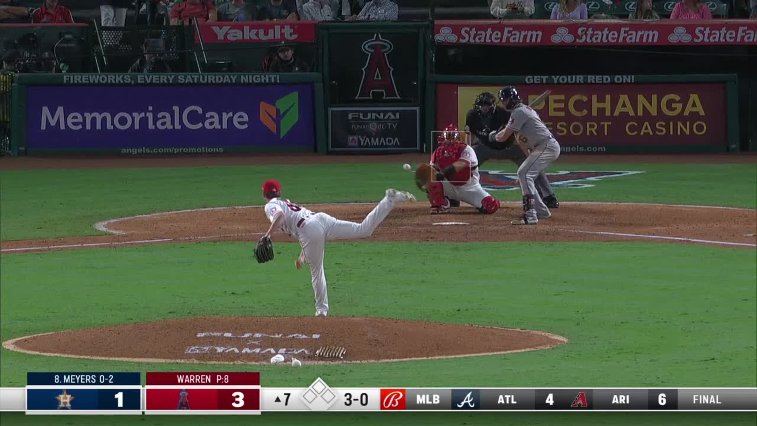 Jake Meyers' 1st walk-off, 08/25/2021