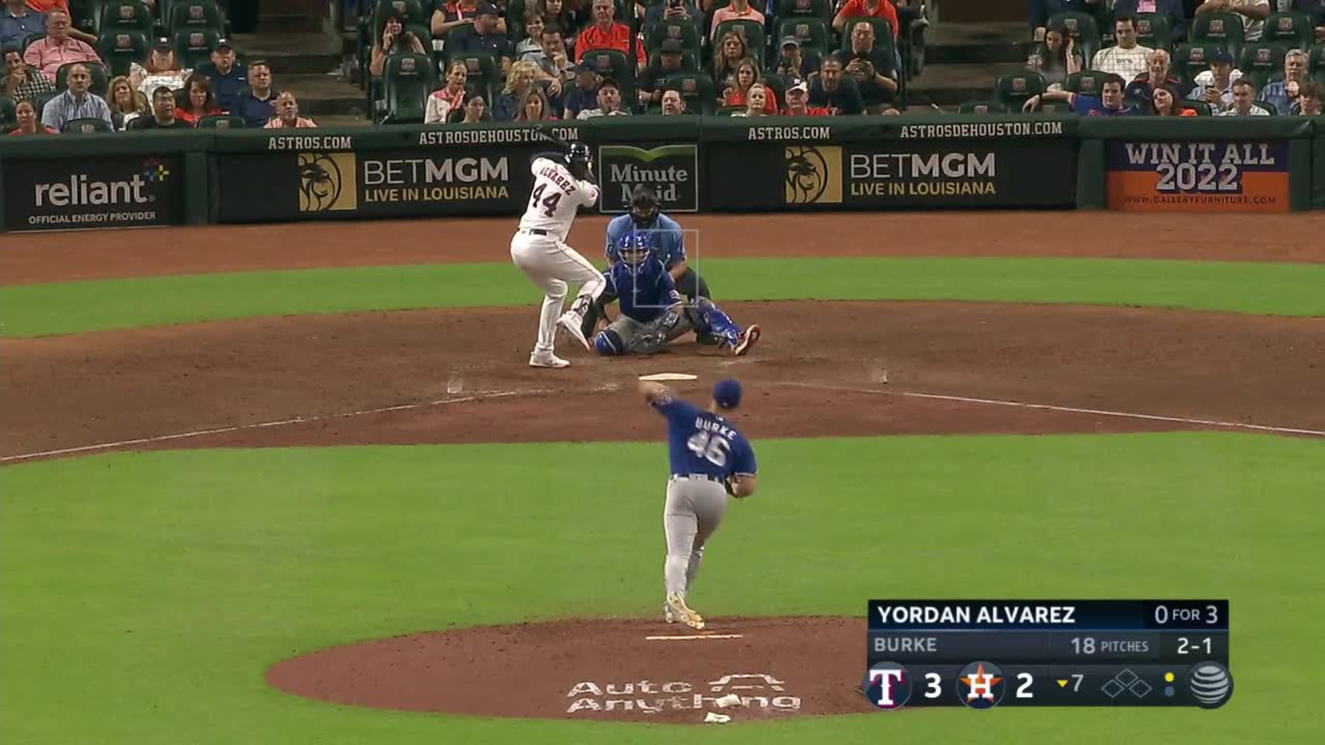 Yordan Alvarez! 116-mph, game-tying GRAND SLAM! 