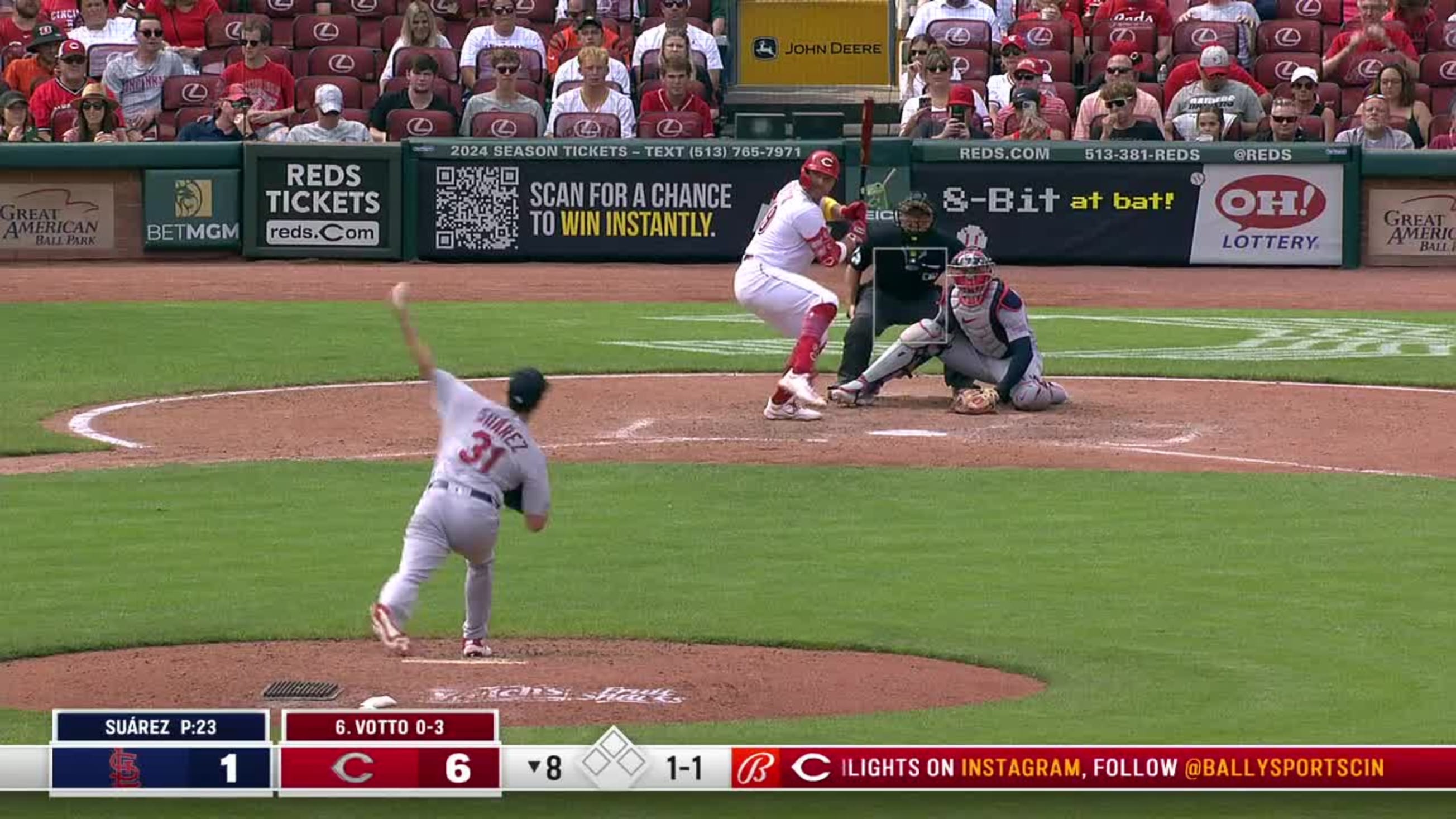 Joey Votto's first career homer, 09/05/2007