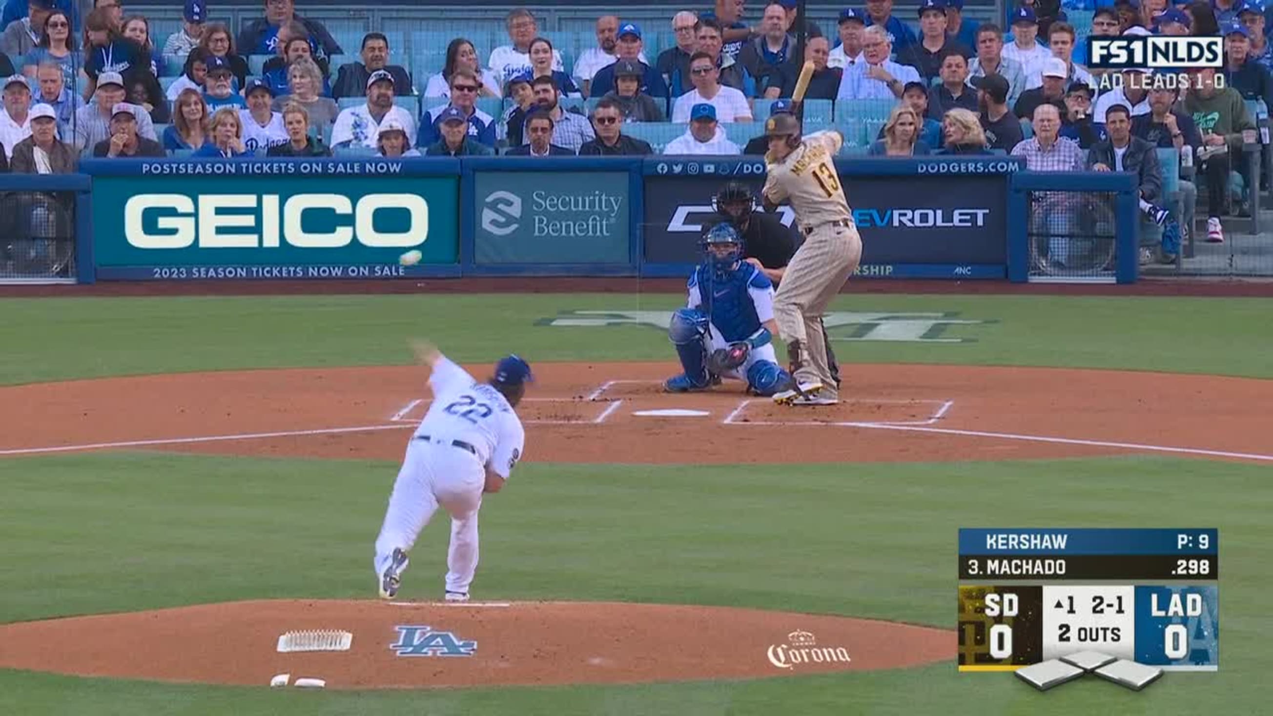 Manny Machado's epic bat flip after NLDS Game 2 home run