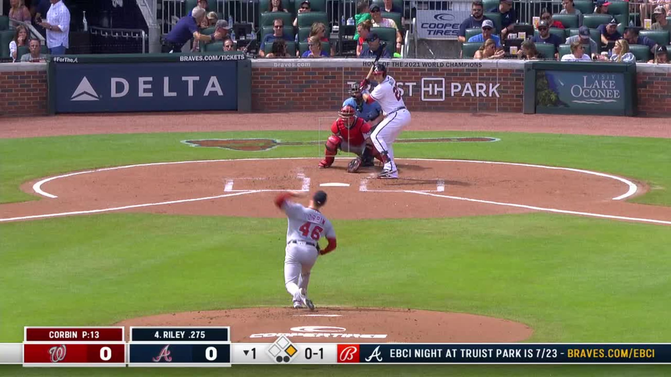 WATCH: Braves' Austin Riley Hits 429-Foot Home Run Against Brewers