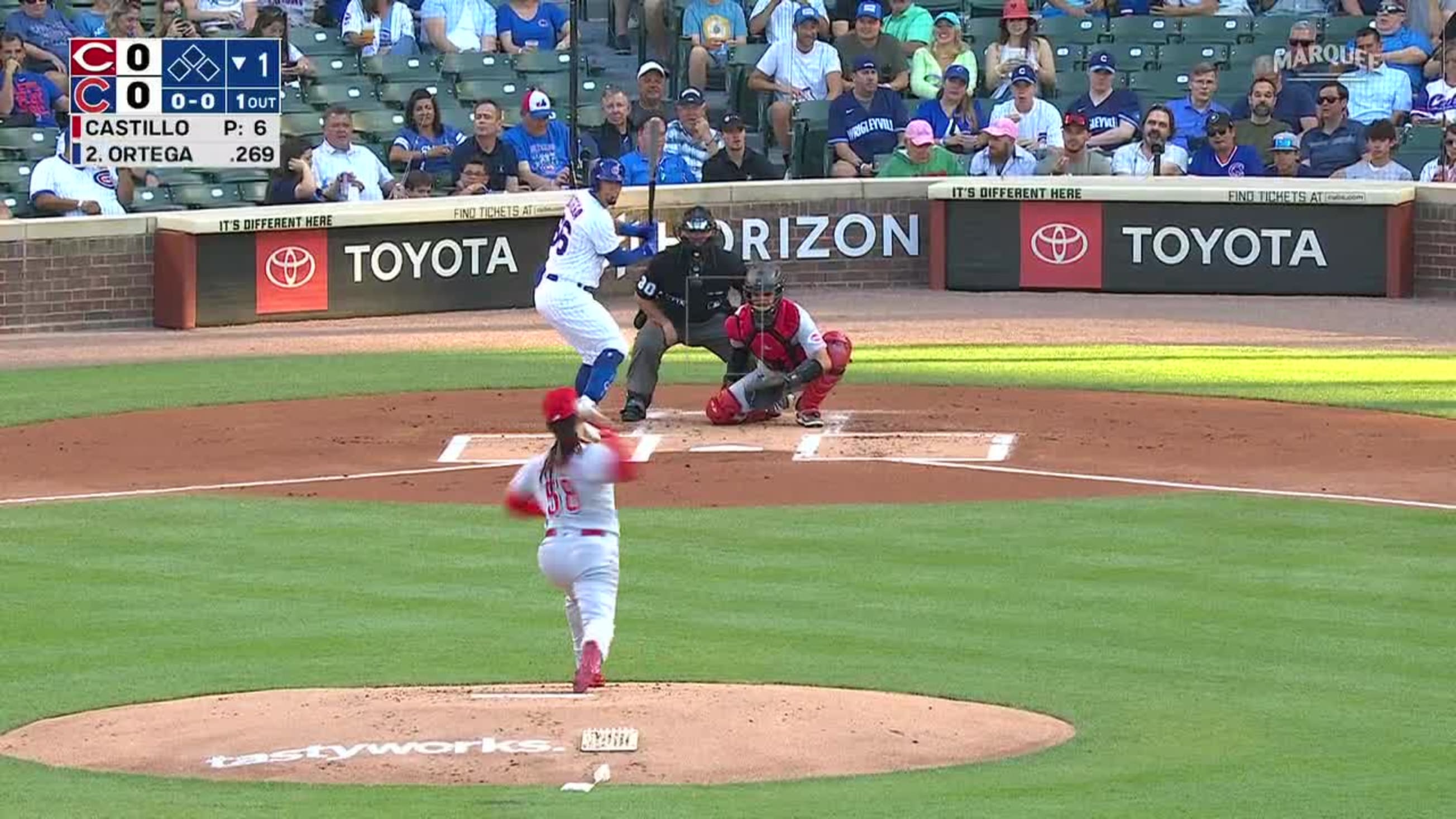 Rafael Ortega reaches on catcher interference by Aramis Garcia. Rafael  Ortega to 1st. | 06282022 | Colorado Rockies