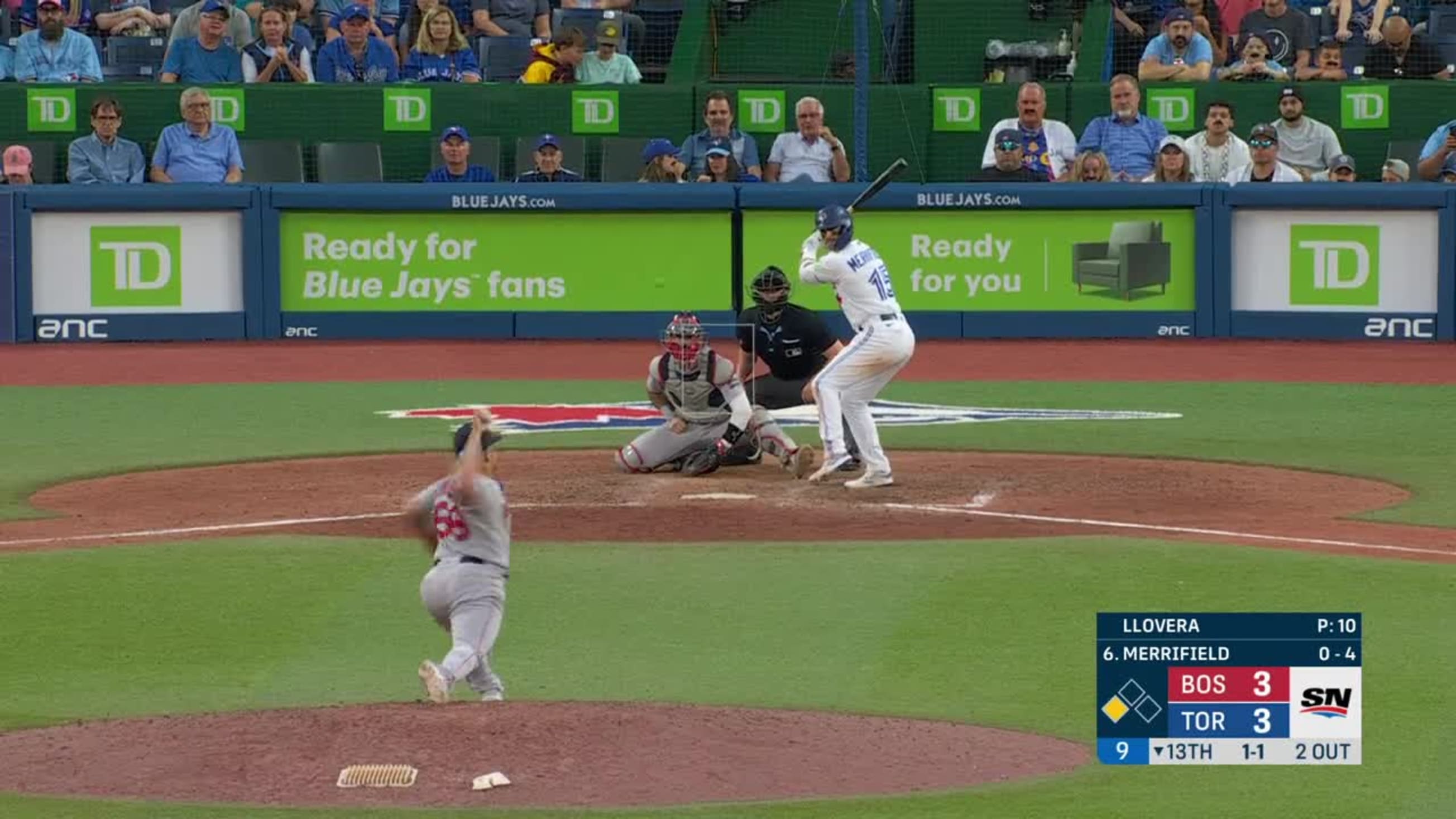 Whit Merrifield's go-ahead single, 09/03/2023