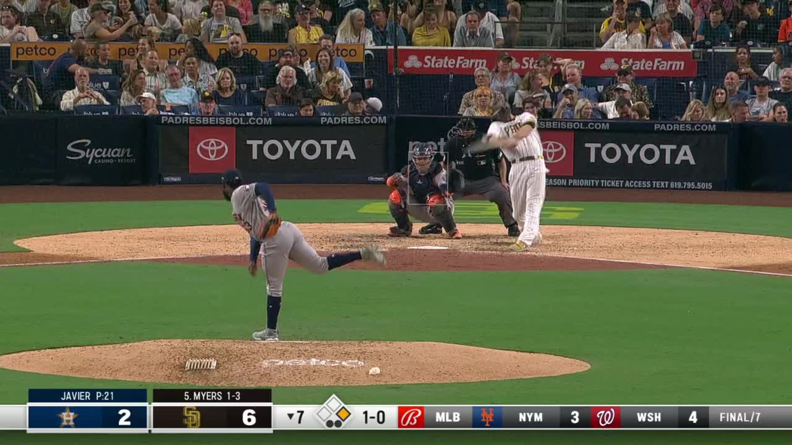 Wil Myers' two-run double, 08/26/2022