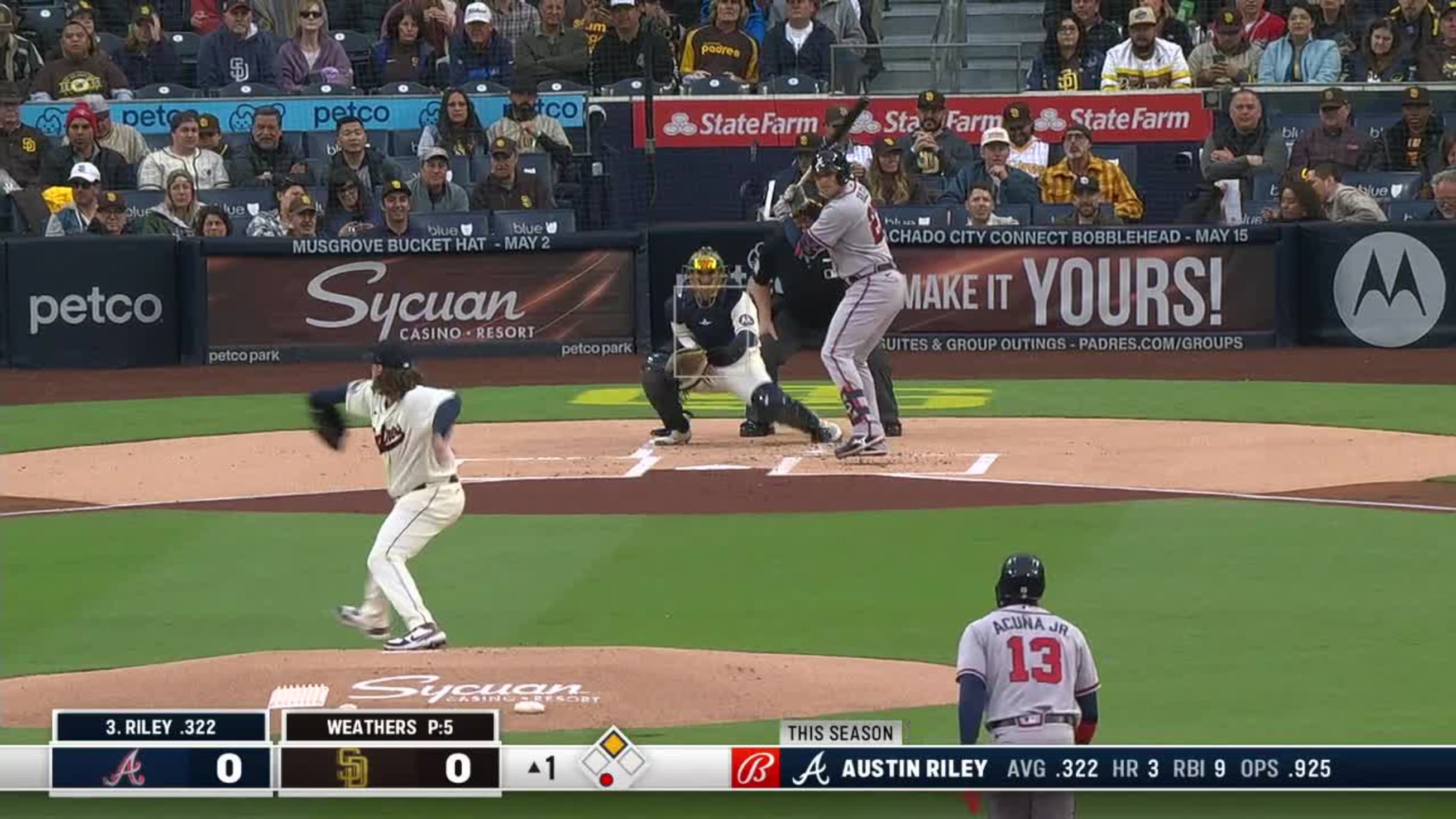 Austin Riley's 2-run homer, 04/23/2021