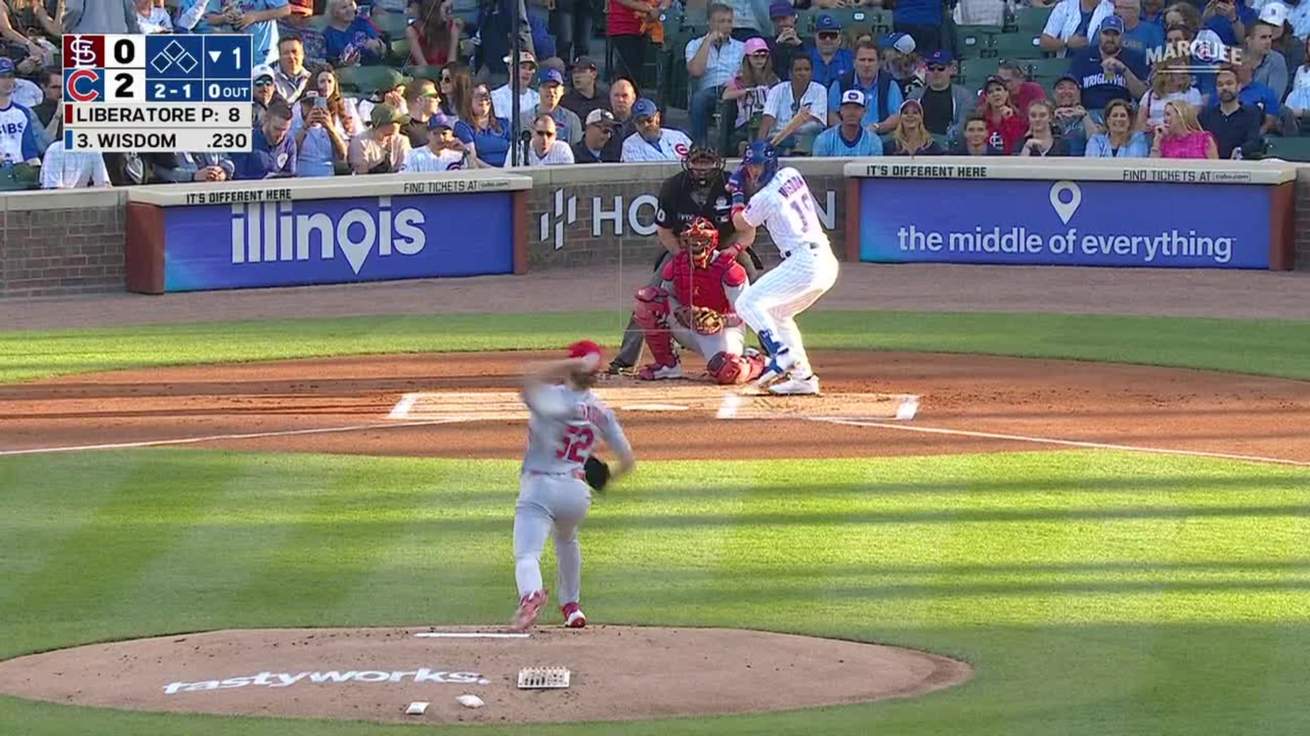 Matthew Liberatore Ball to Patrick Wisdom | 06/02/2022 | Minnesota Twins