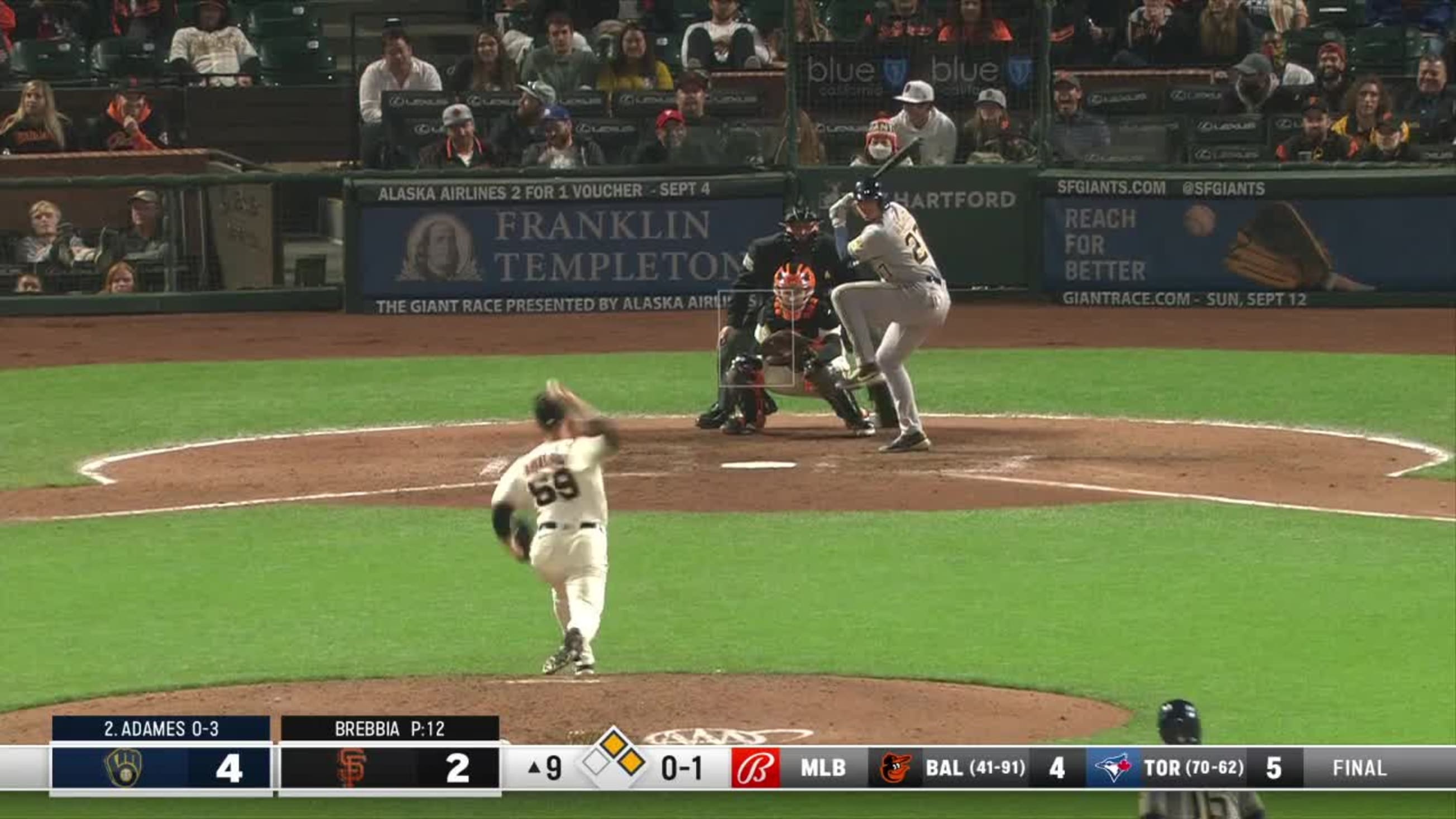 Willy Adames' RBI double, 06/26/2021