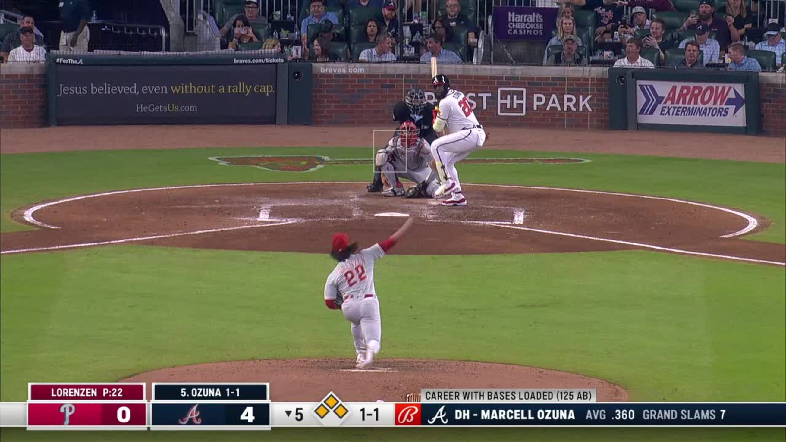 Marcell Ozuna from the Braves hits a grand slam. : r/Braves