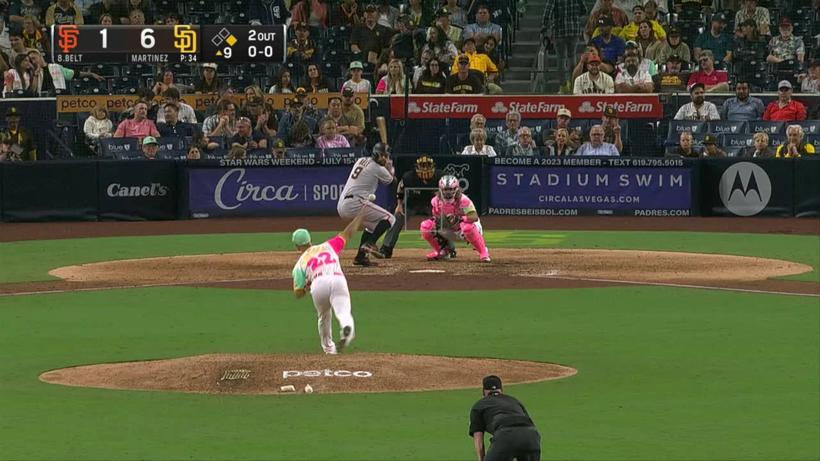 VIDEO: Giants Brandon Belt Celebrates 34th Birthday With His Fourth Homer  of the Season - Fastball