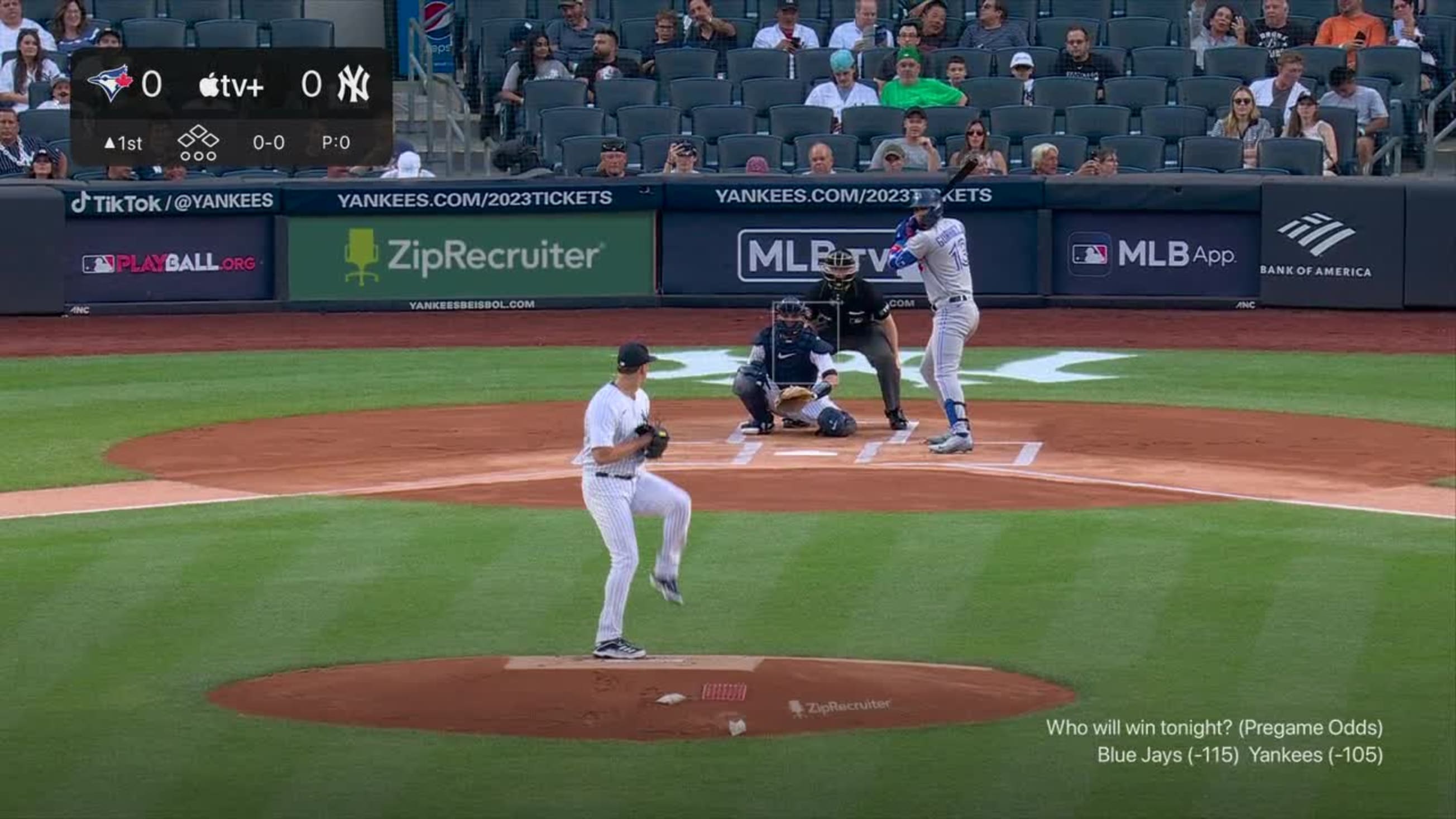 Oswaldo Cabrera hoses down Baty for the final out of the 5th : r/baseball