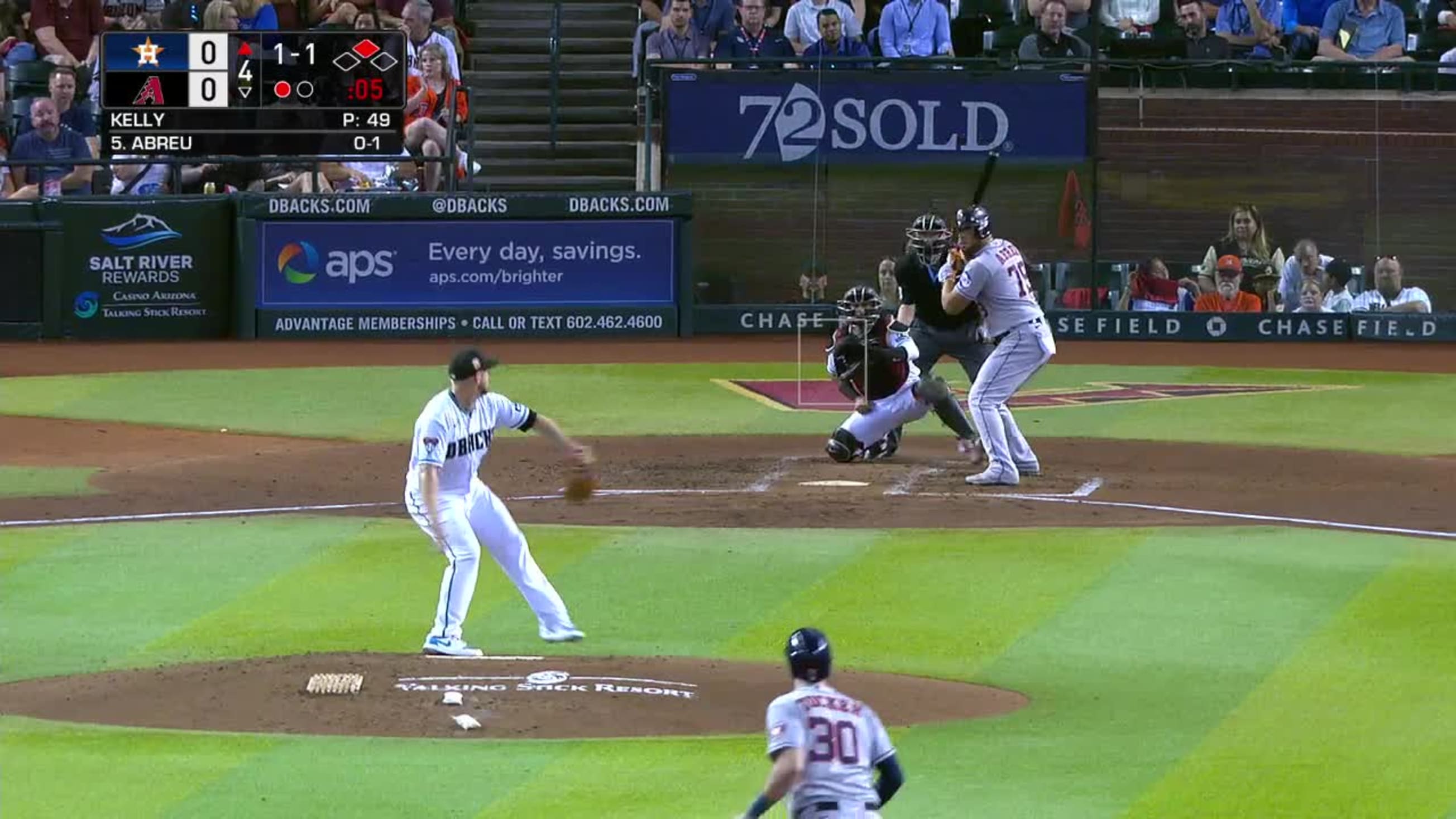 José Abreu's RBI single, 10/20/2023