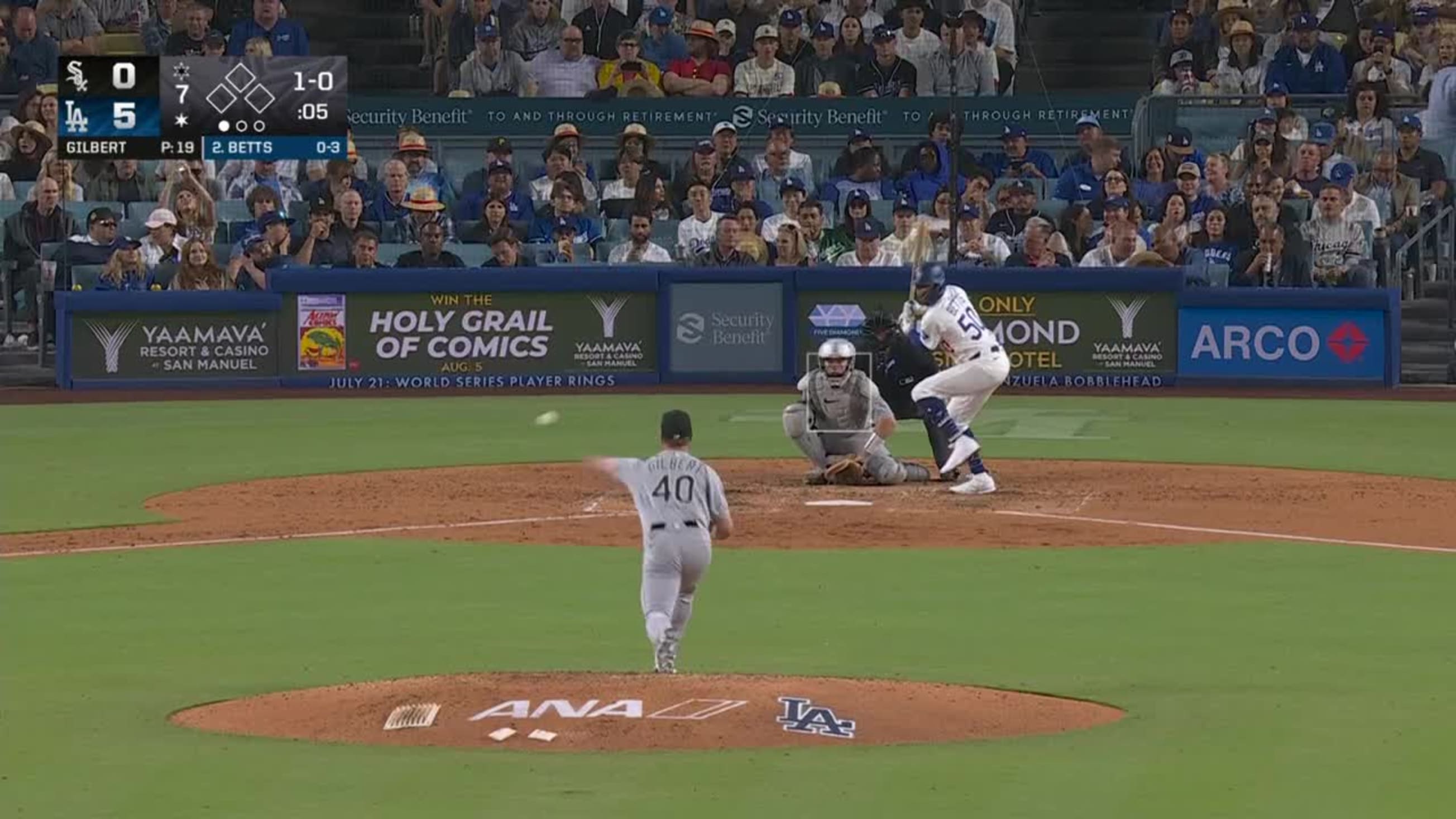 Mookie Betts' solo homer (10) | 07/03/2025 | MLB Japan