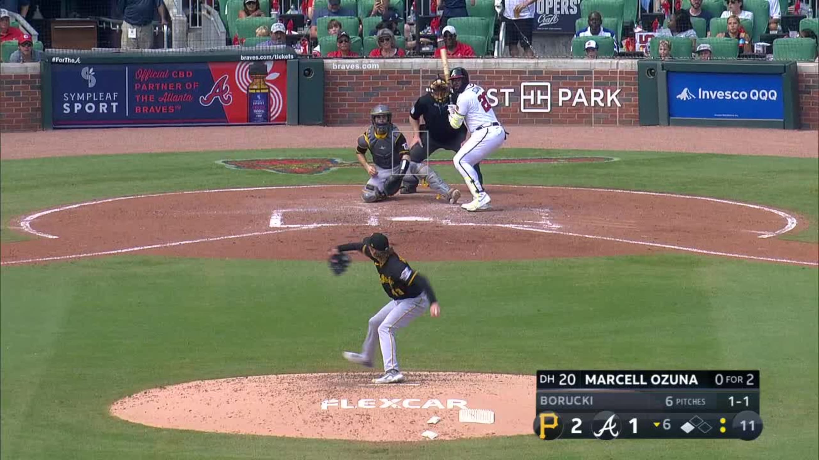 GIF: This Marcell Ozuna throw did not go as planned 