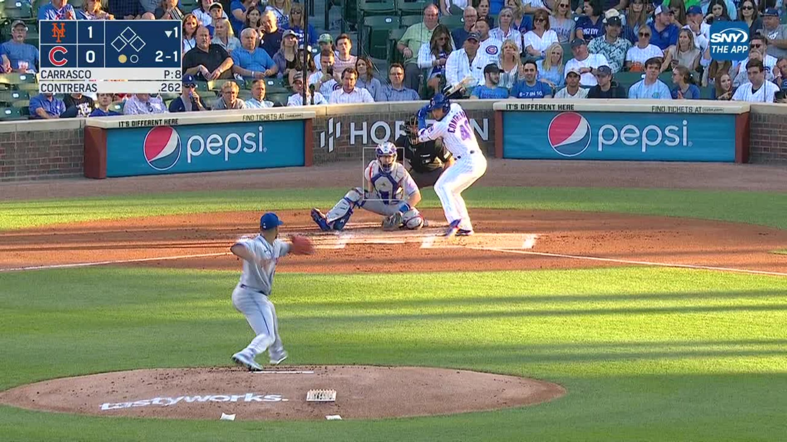 Carlos Carrasco Ball to Willson Contreras | 07/14/2022 | San Diego Padres