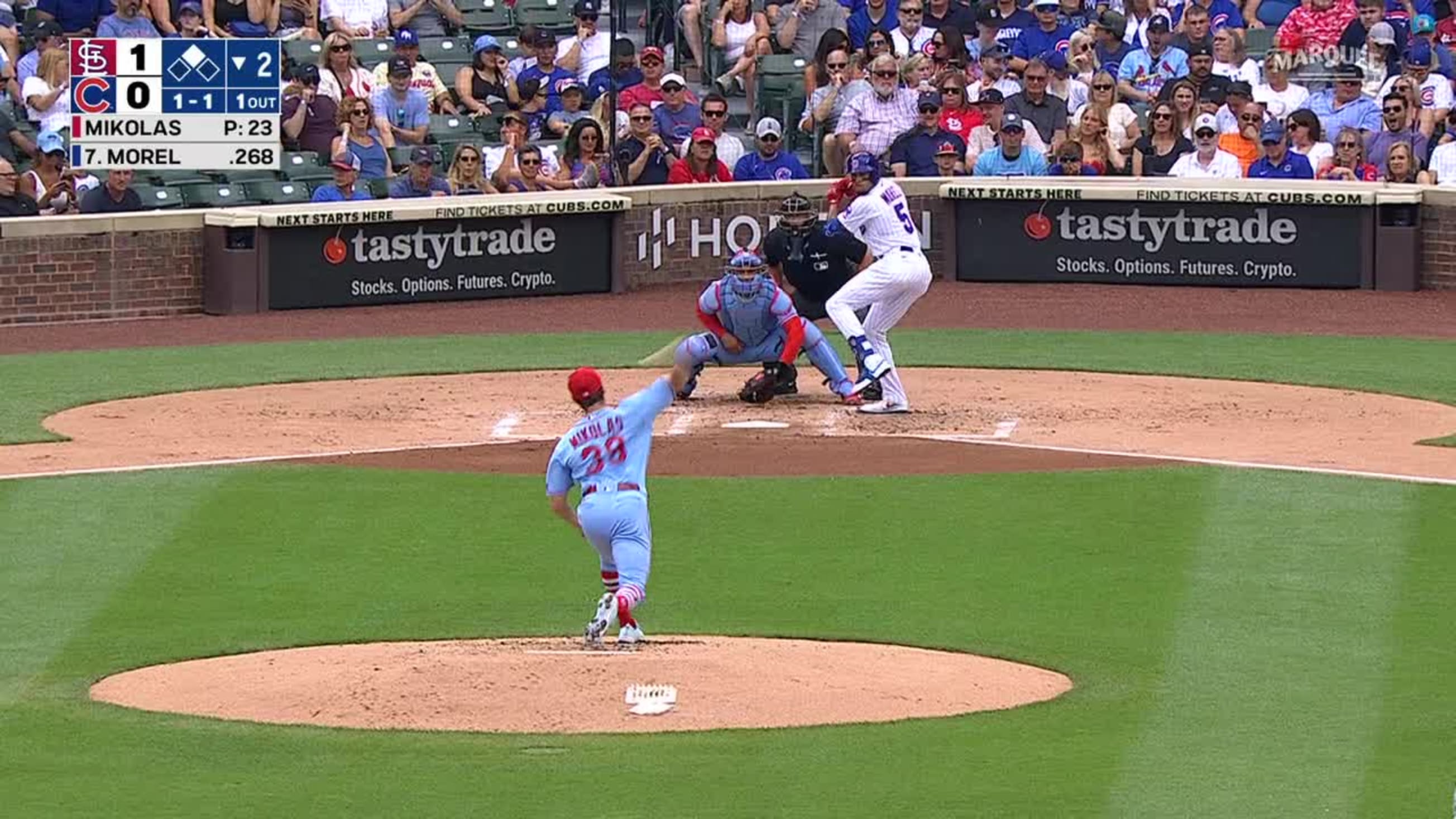 Christopher Morel lines an RBI single in the 2nd | 07/22/2023 | MLB.com