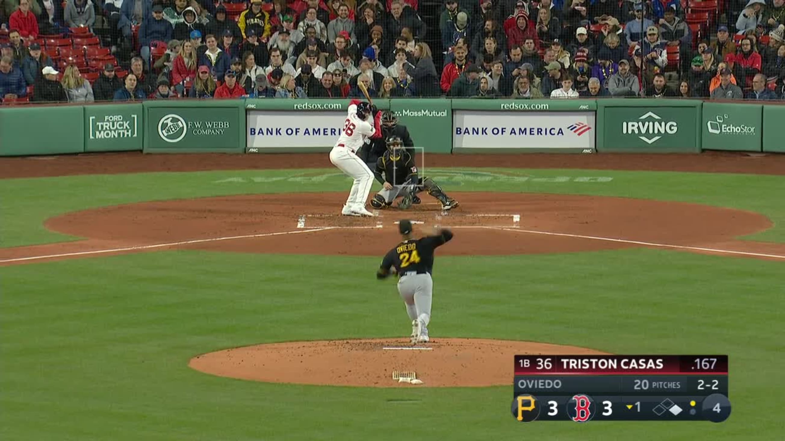 Triston Casas' home run (1), 04/03/2023